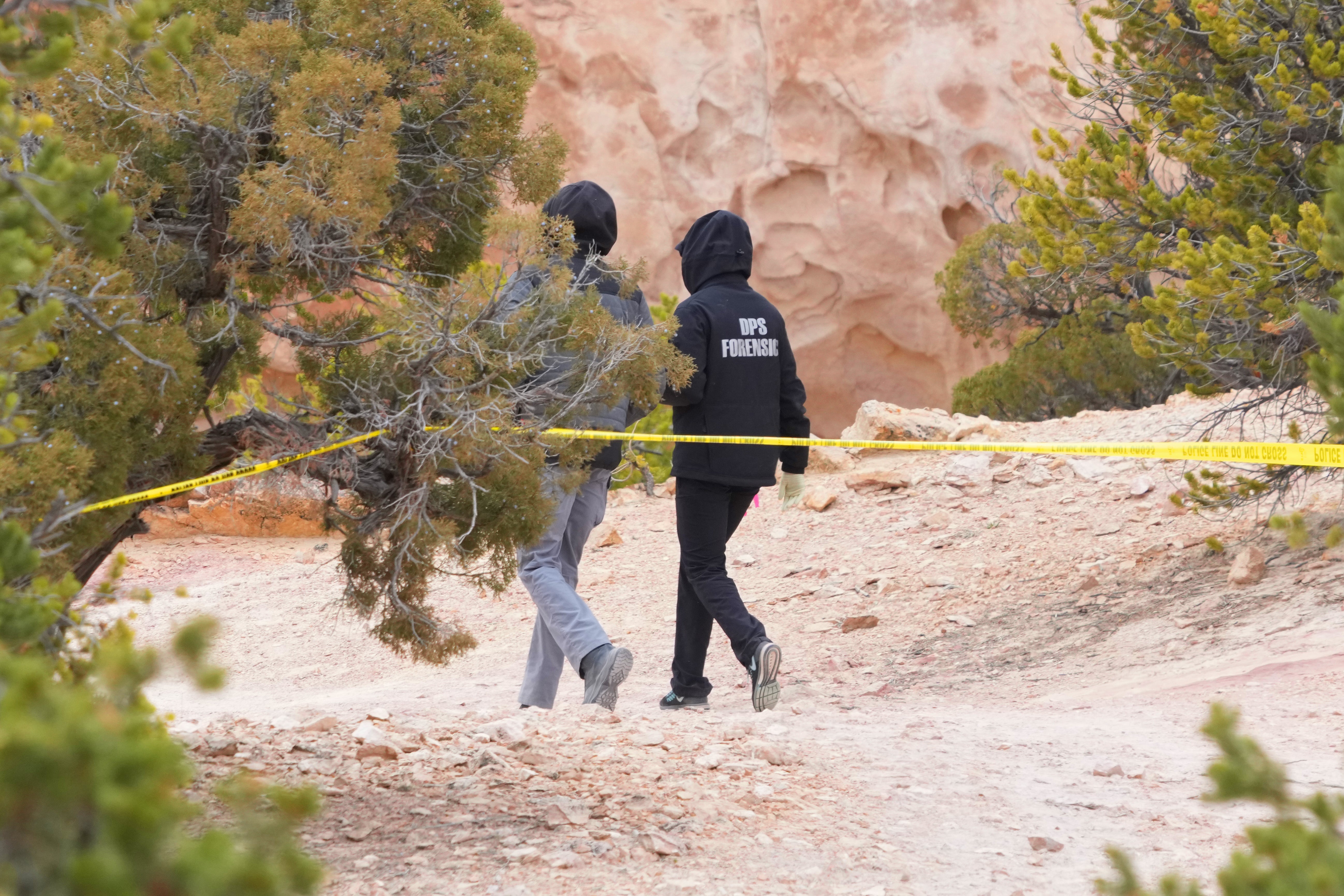 Authorities said the suspect killed the woman at her home in Lyman and then killed two women at a trailhead at Capitol Reef National Park near Teasdale, Utah