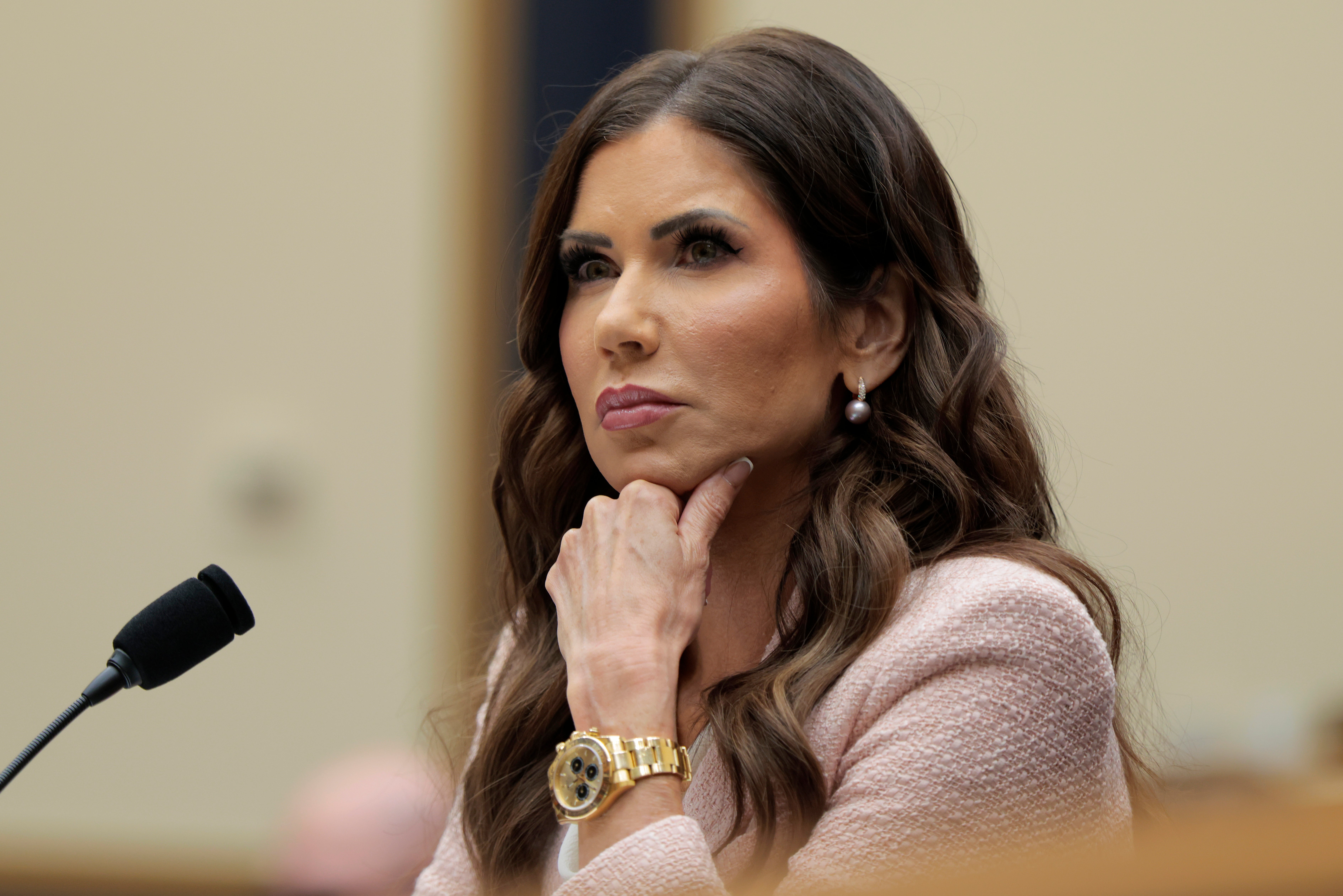 Lewandowski has wielded great power at the Department of Homeland Security by Noem’s side