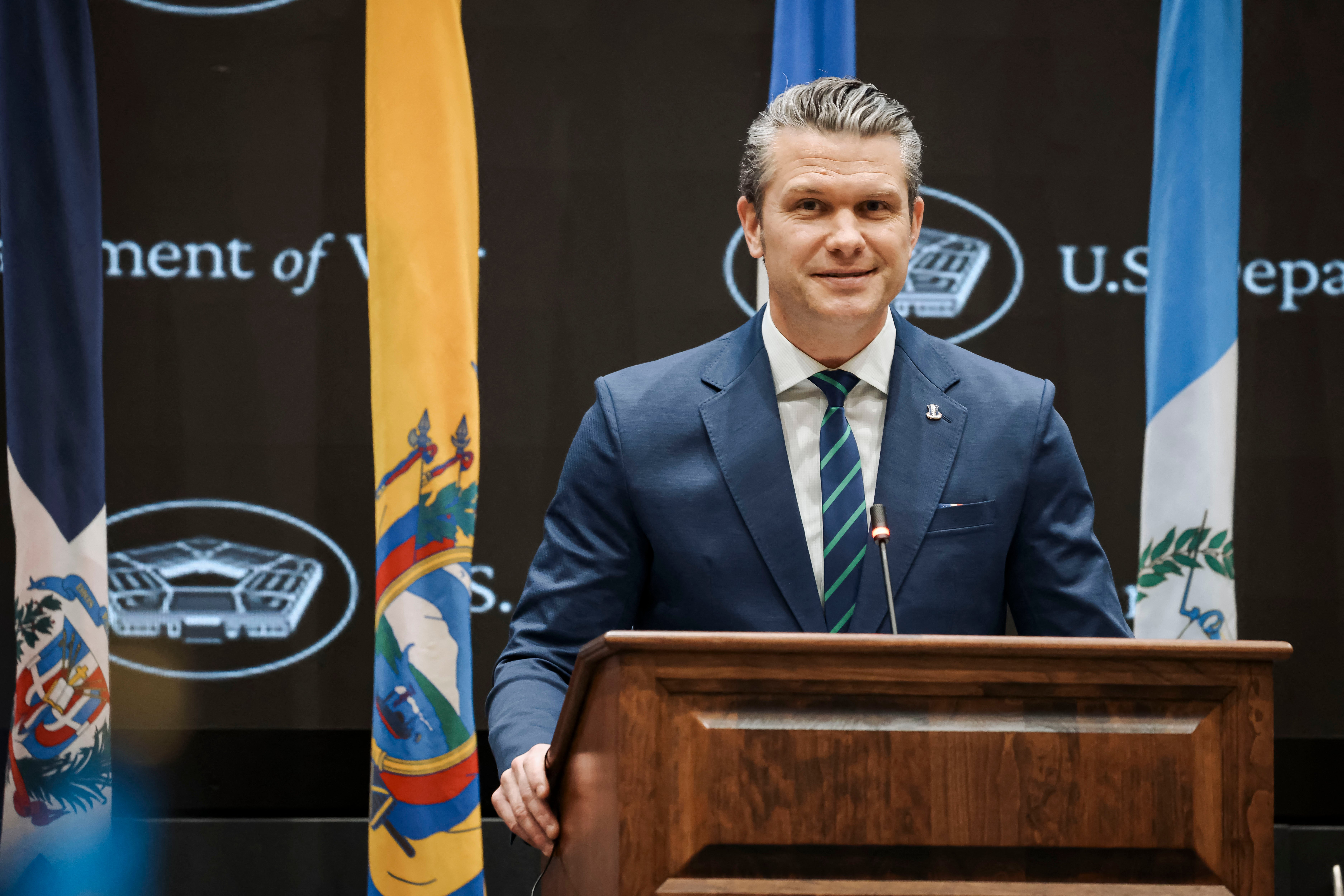 Defense Secretary Pete Hegseth has said the United States has 'only just begun' in the Iran conflict, where President Donald Trump will have a 'heck of a say' in its next supreme leader