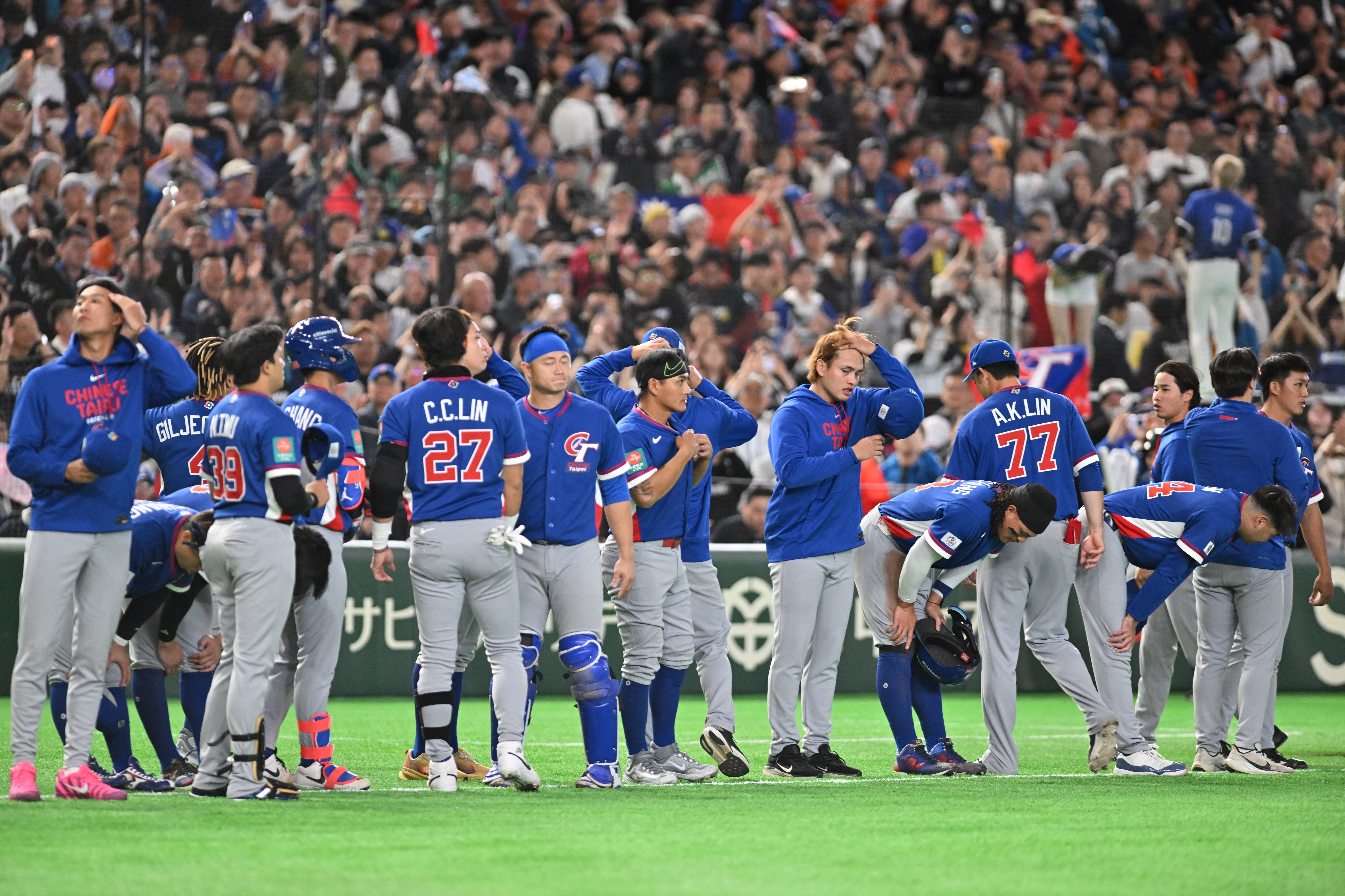 Taiwan slipped to defeat against Australia on Thursday