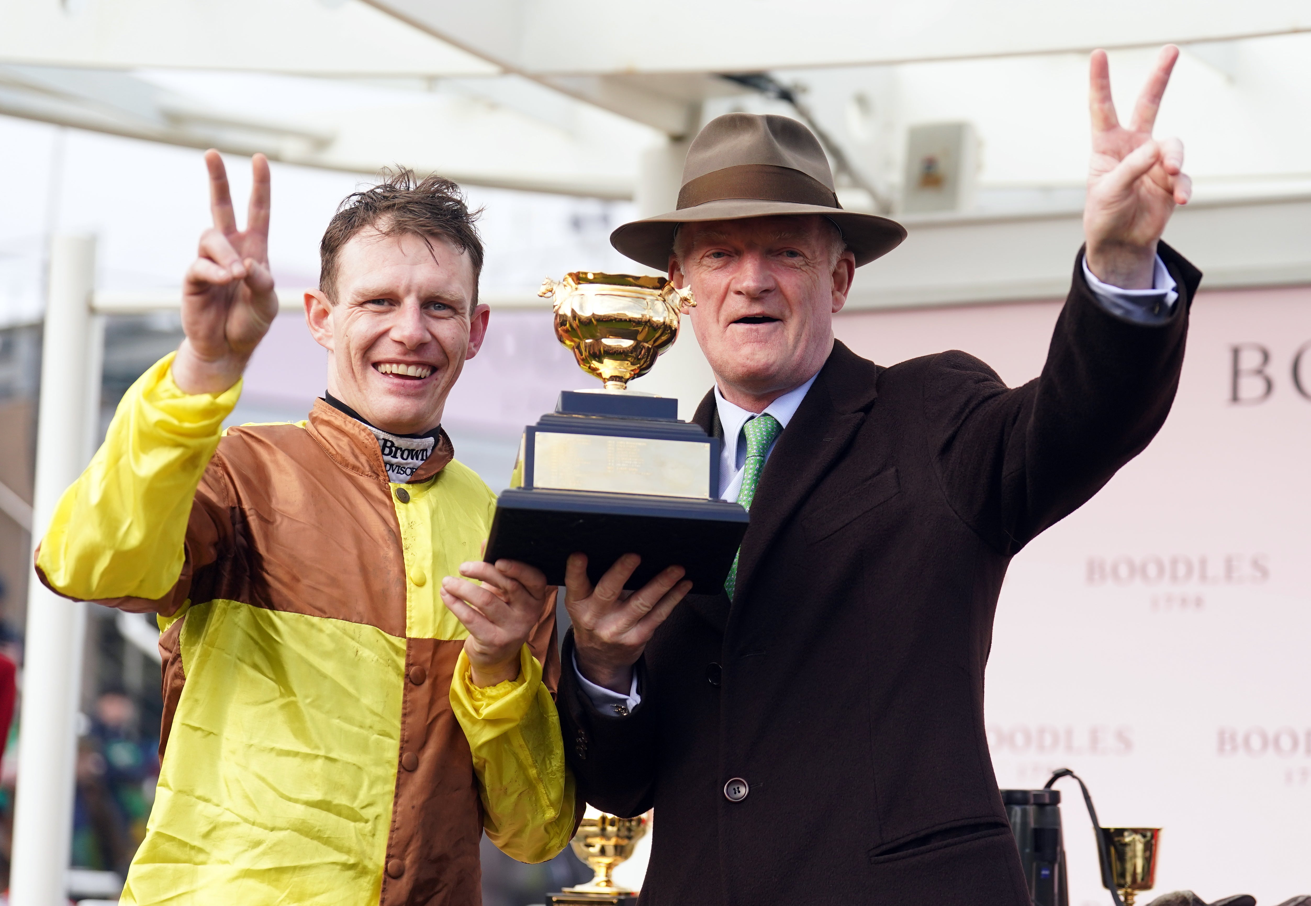 Paul Townend (left) and Willie Mullins are a prolific duo when it comes to racing at Cheltenham