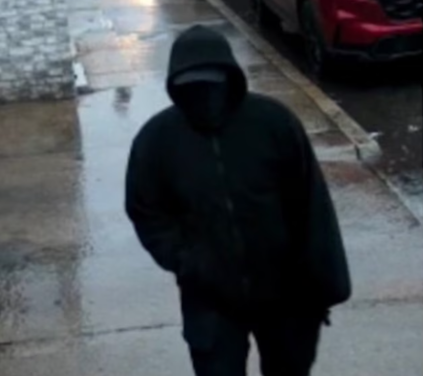 A surveillance camera photo of a suspect who, police believe, used Google Translate in an attempted robbery at an Ecuadorian restaurant in Newark, New Jersey's Ironbound neighborhood in February