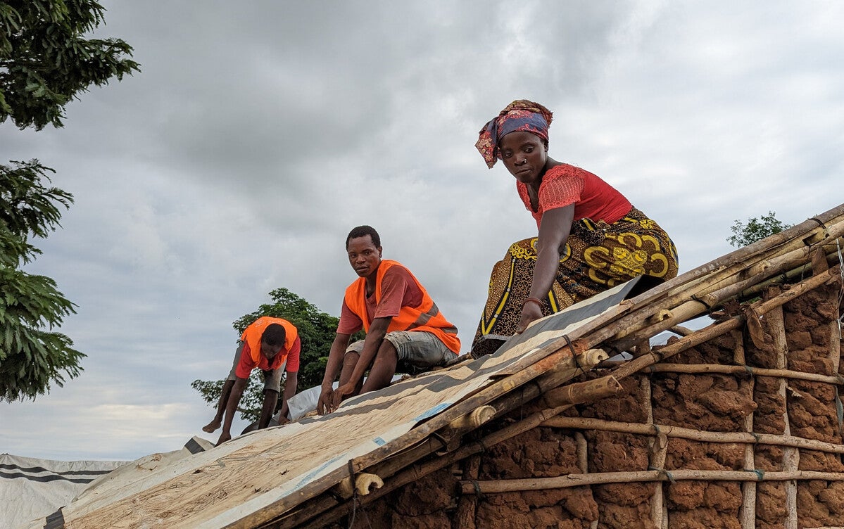 Women involved in shelter training committees in Mozambique during ShelterBox and CARE Mozambique project