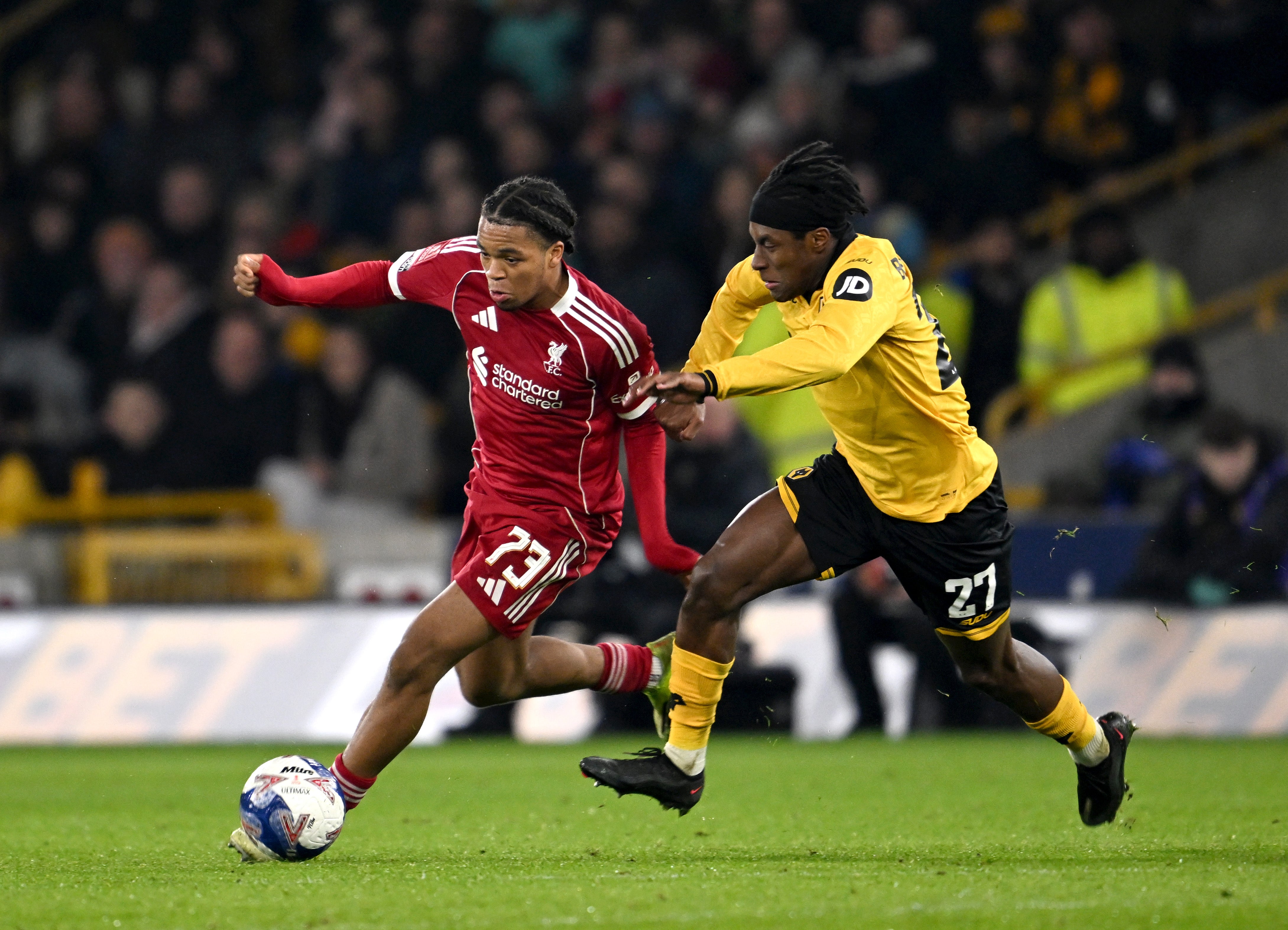 Rio Ngumoha dazzled at times for Liverpool