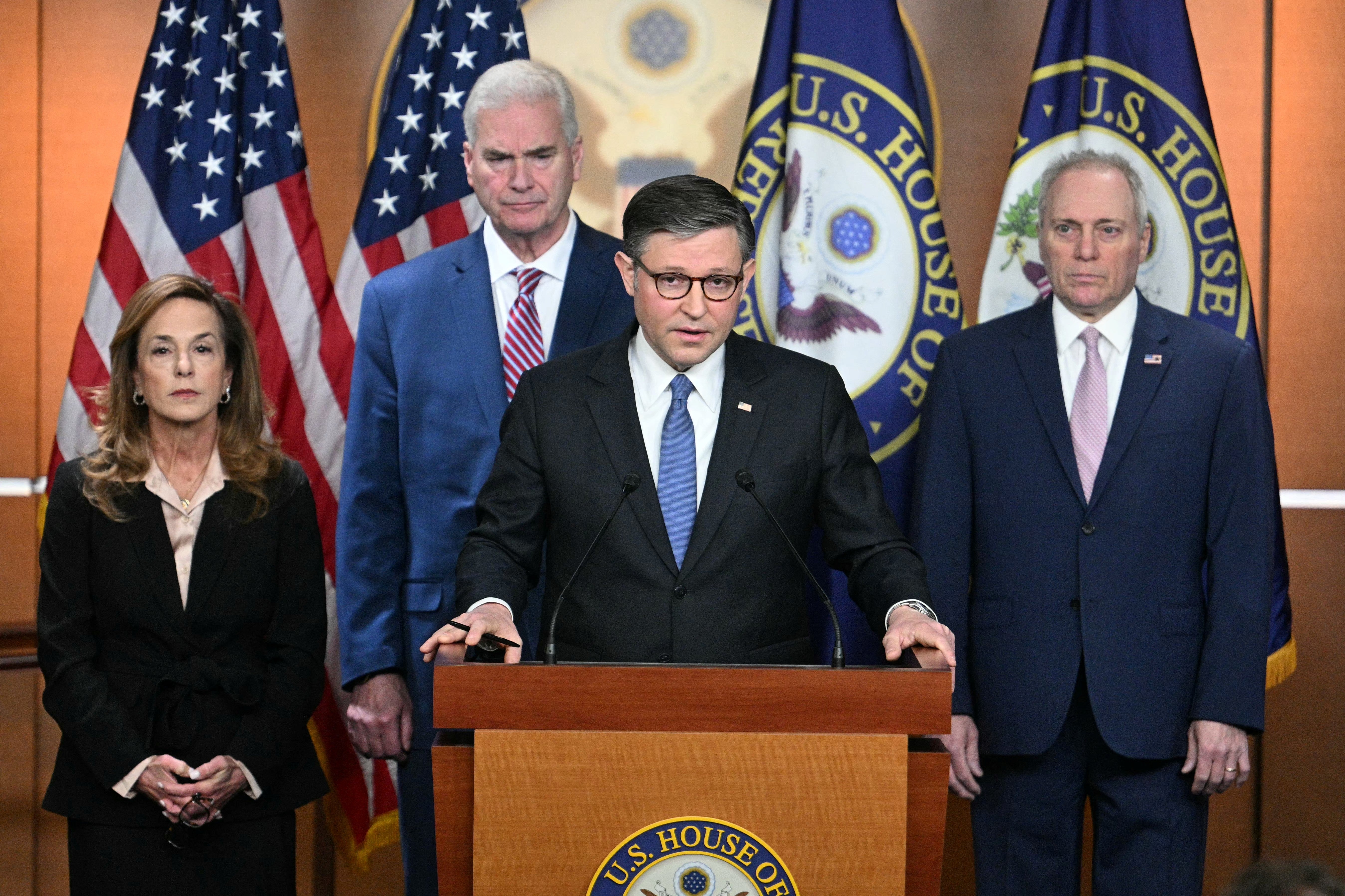 House Republican leadership called on Gonzales to drop his re-election bid earlier Thursday