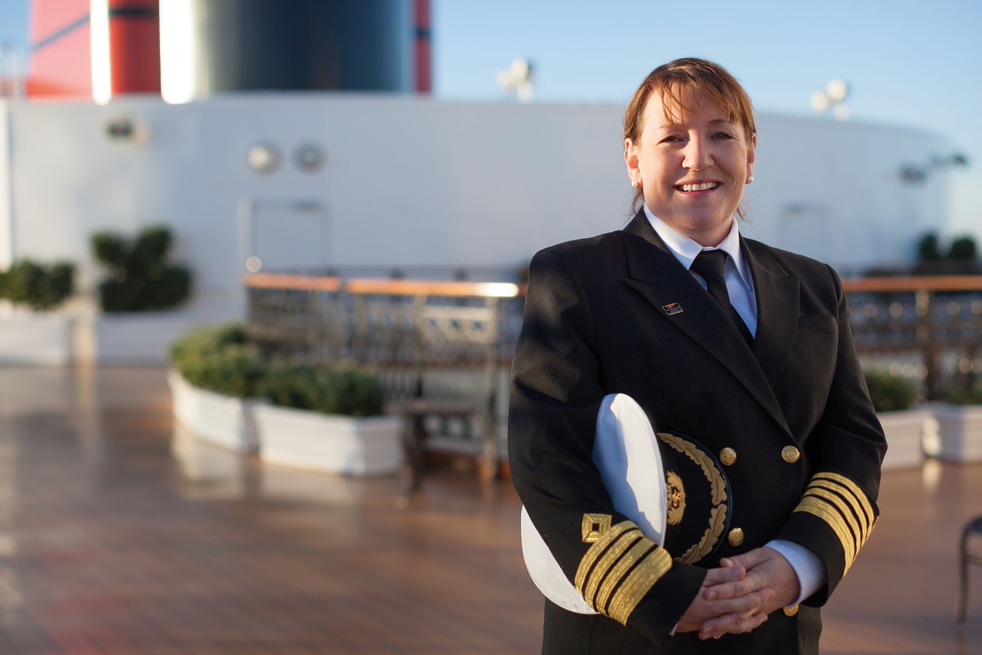 Inger Klein Thorhauge is Cunard’s first female cruise ship captain