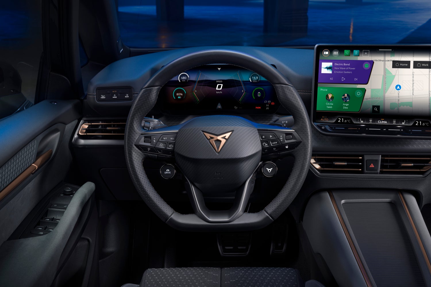 The Cupra Born's cabin gets a quality upgrade and a new, larger driver display
