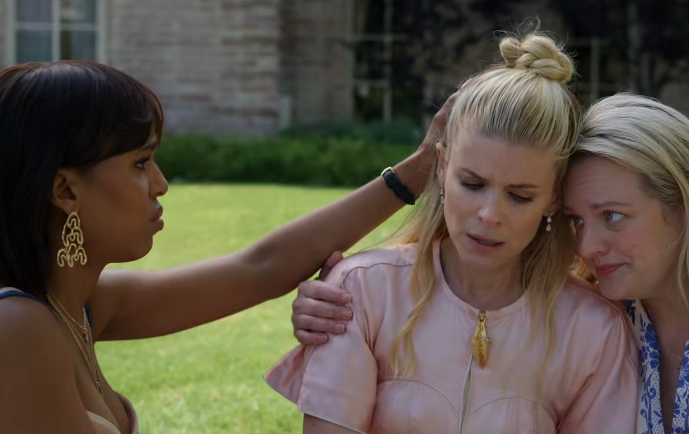 Kerry Washington (a sinistra), Kate Mara ed Elisabeth Moss in 'Donne imperfette'