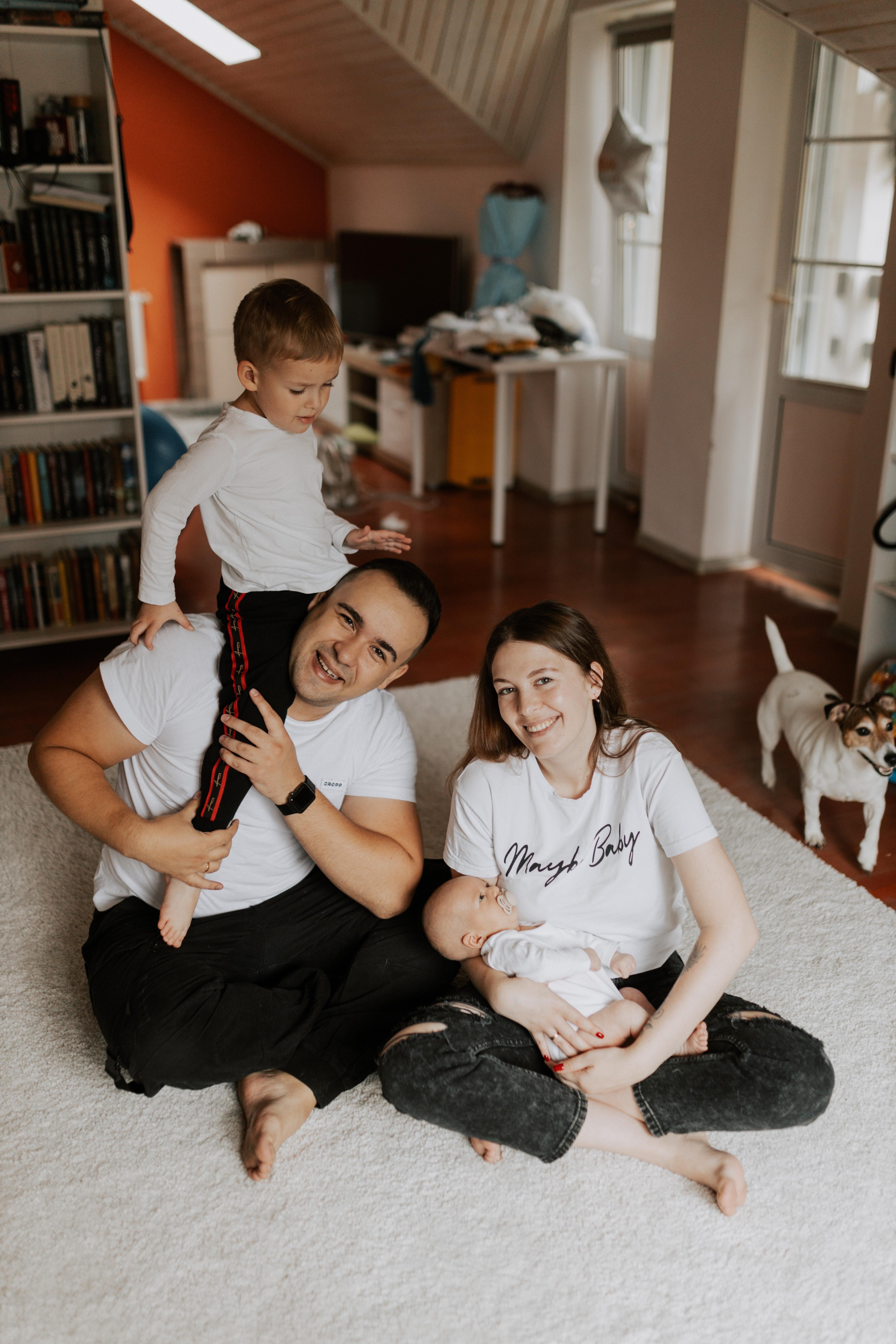 Kateryna Moskviechiev and her husband Dmytro, relocated to the UAE for safety