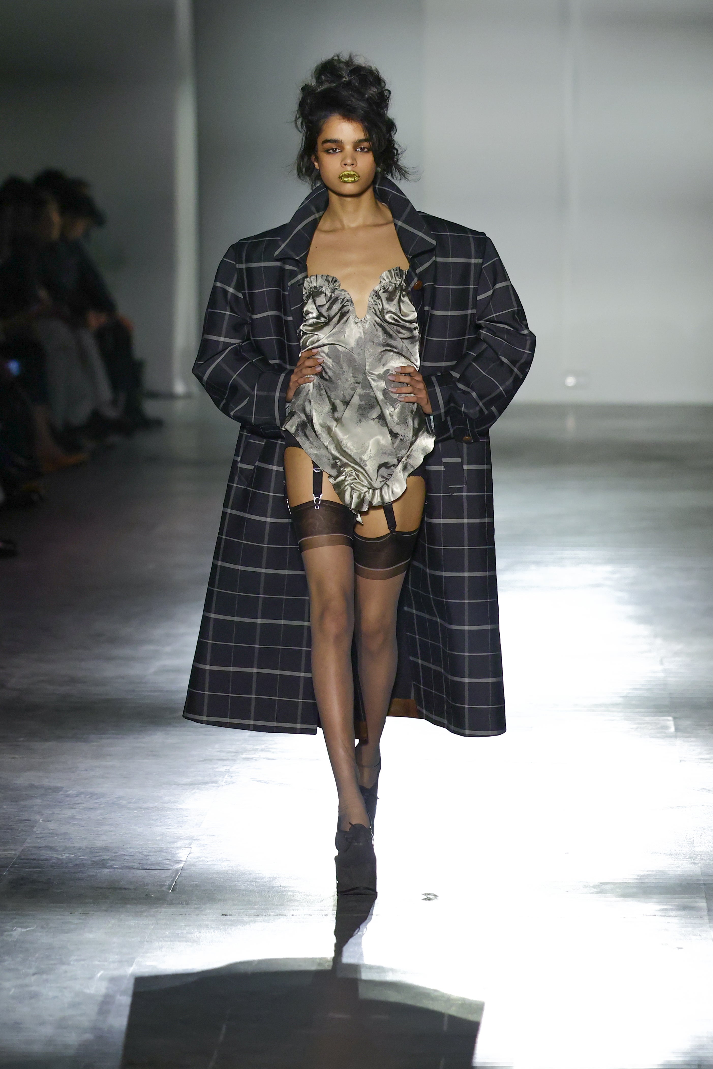 Eighties broad shoulders were a pervading trend (Tom Nicholson/AP)