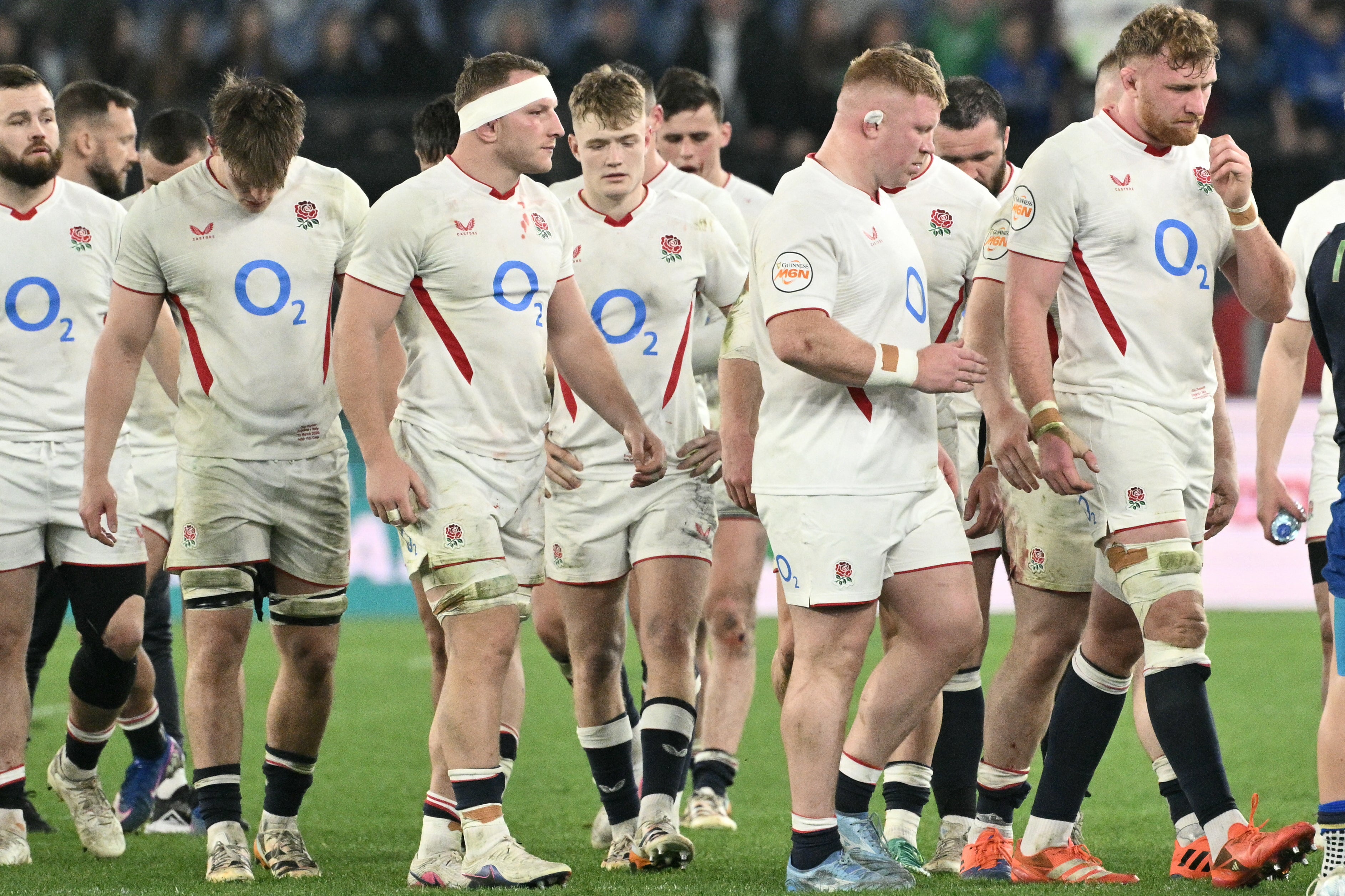 England were beaten by Italy for the first time in Rome