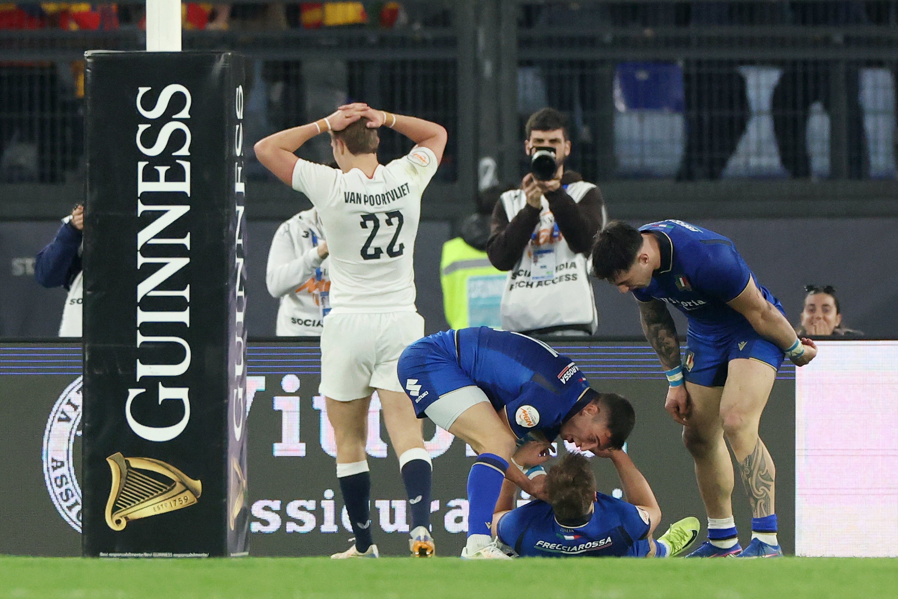 England slump to new Six Nations low as Italy secure historic win