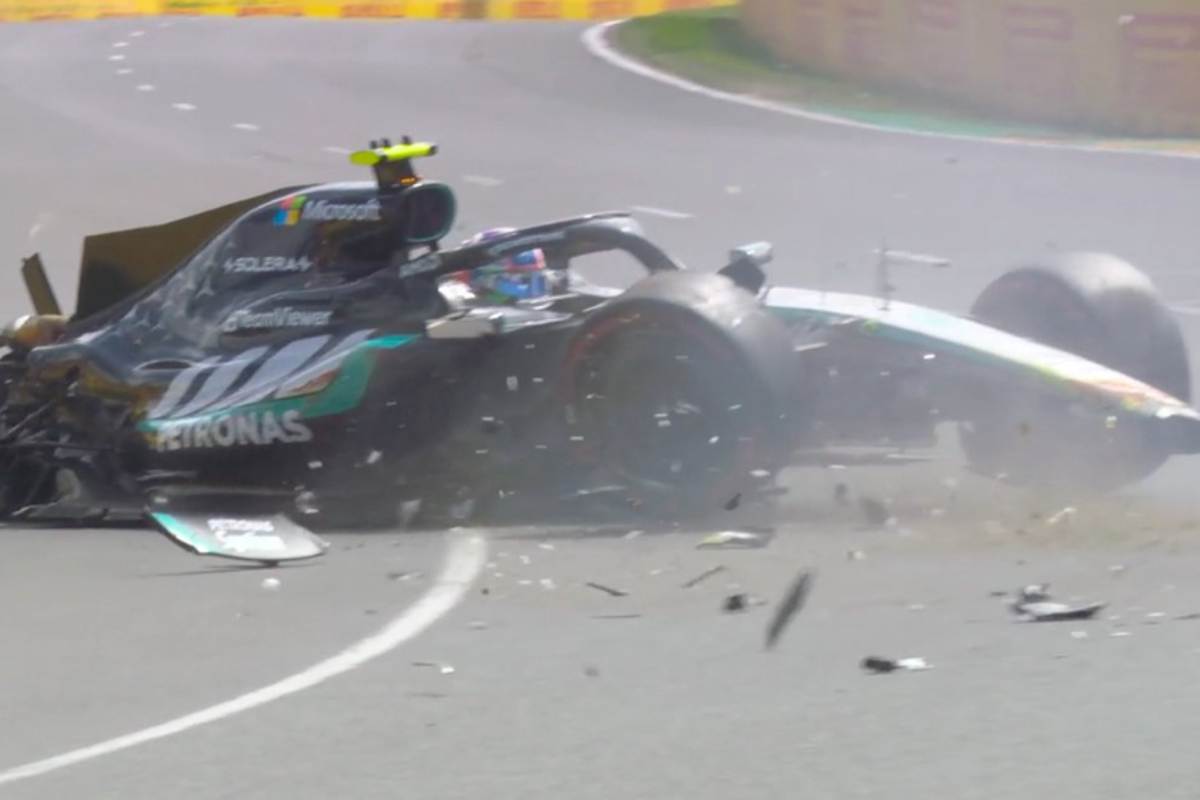 Mercedes teen Kimi Antonelli sustains violent F1 crash at Australian GP practice – UK Times