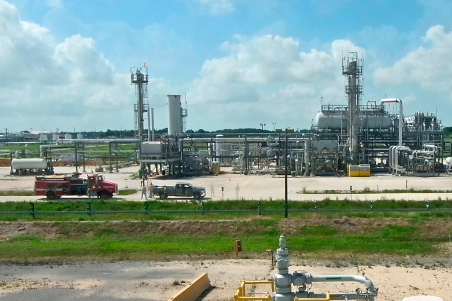 This photo provided by the U.S. Department of Energy shows a section of the Strategic Petroleum Reserve facility in West Hackberry,