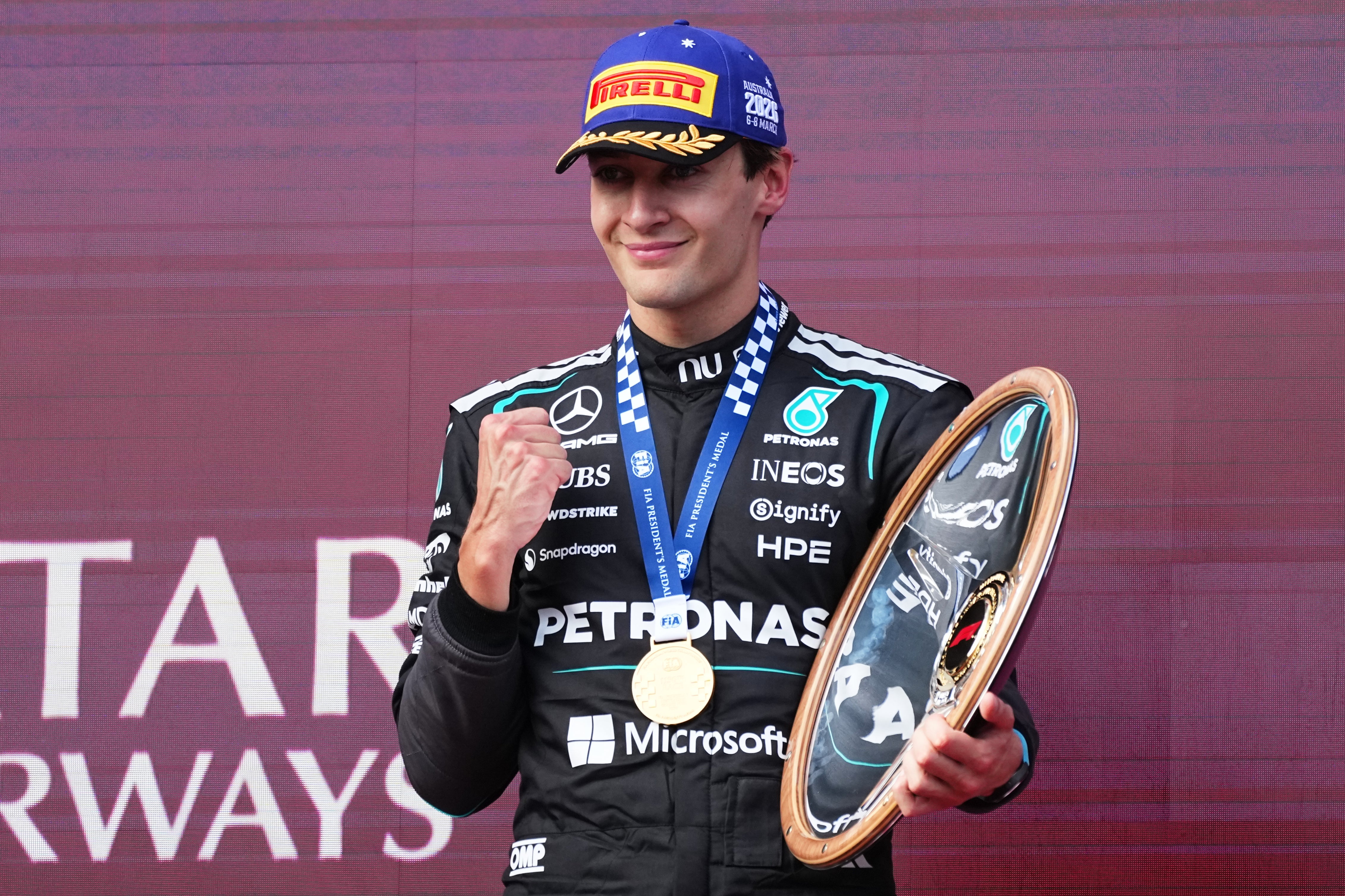 Pole-sitter Russell lost out to a fast-starting Charles Leclerc at the first corner in Melbourne before going on to trade the lead with his Ferrari rival five times during a frenetic start