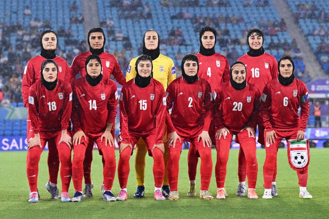 <p>Partido entre Irán y Filipinas en la Copa Asiática Femenina</p>