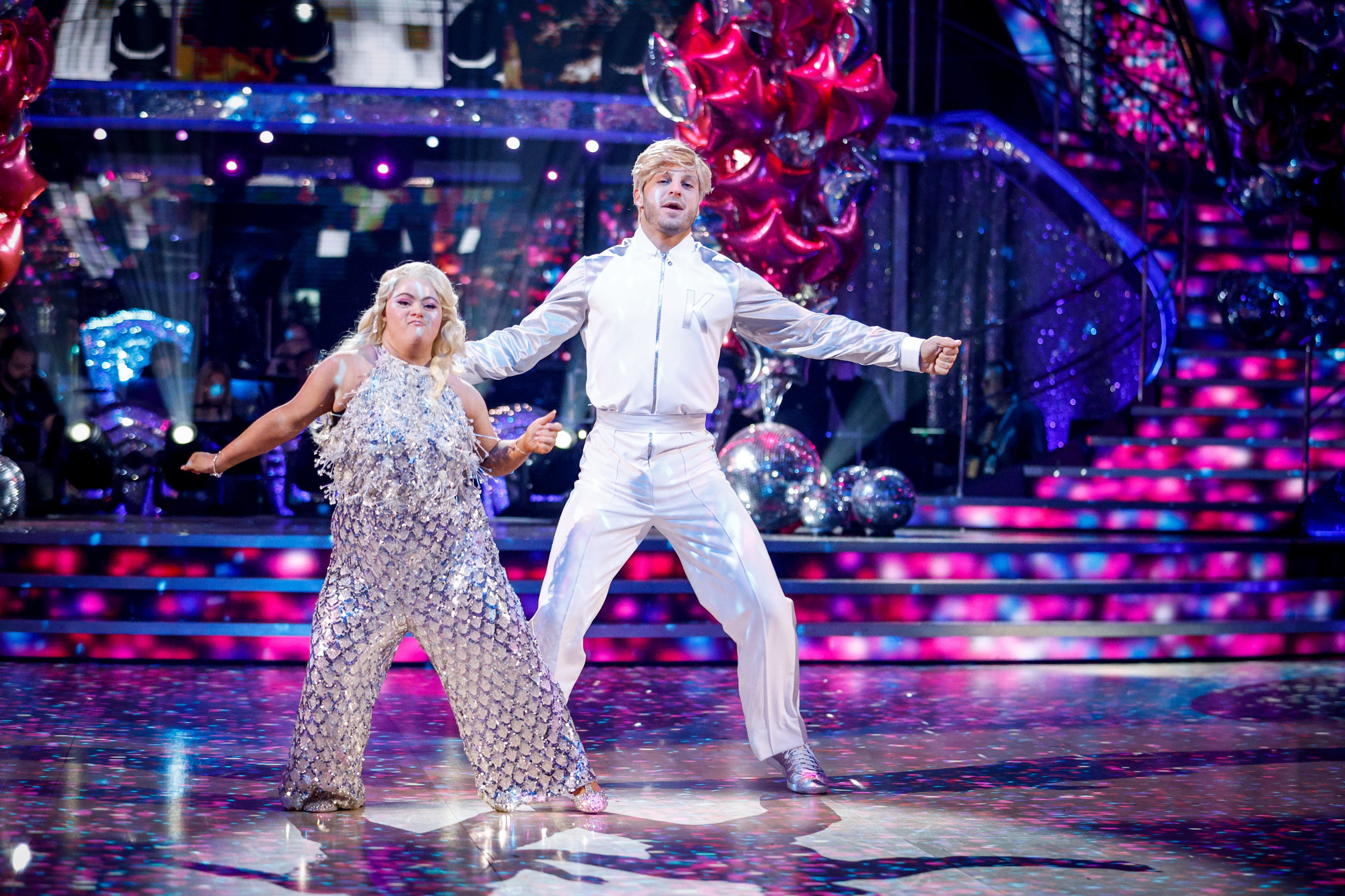 Ellie Goldstein and Vito Coppola perform on ‘Strictly’ in 2025