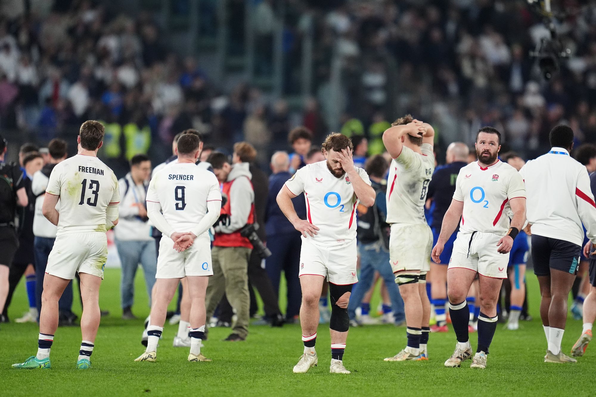 England fell to a first ever defeat against Italy
