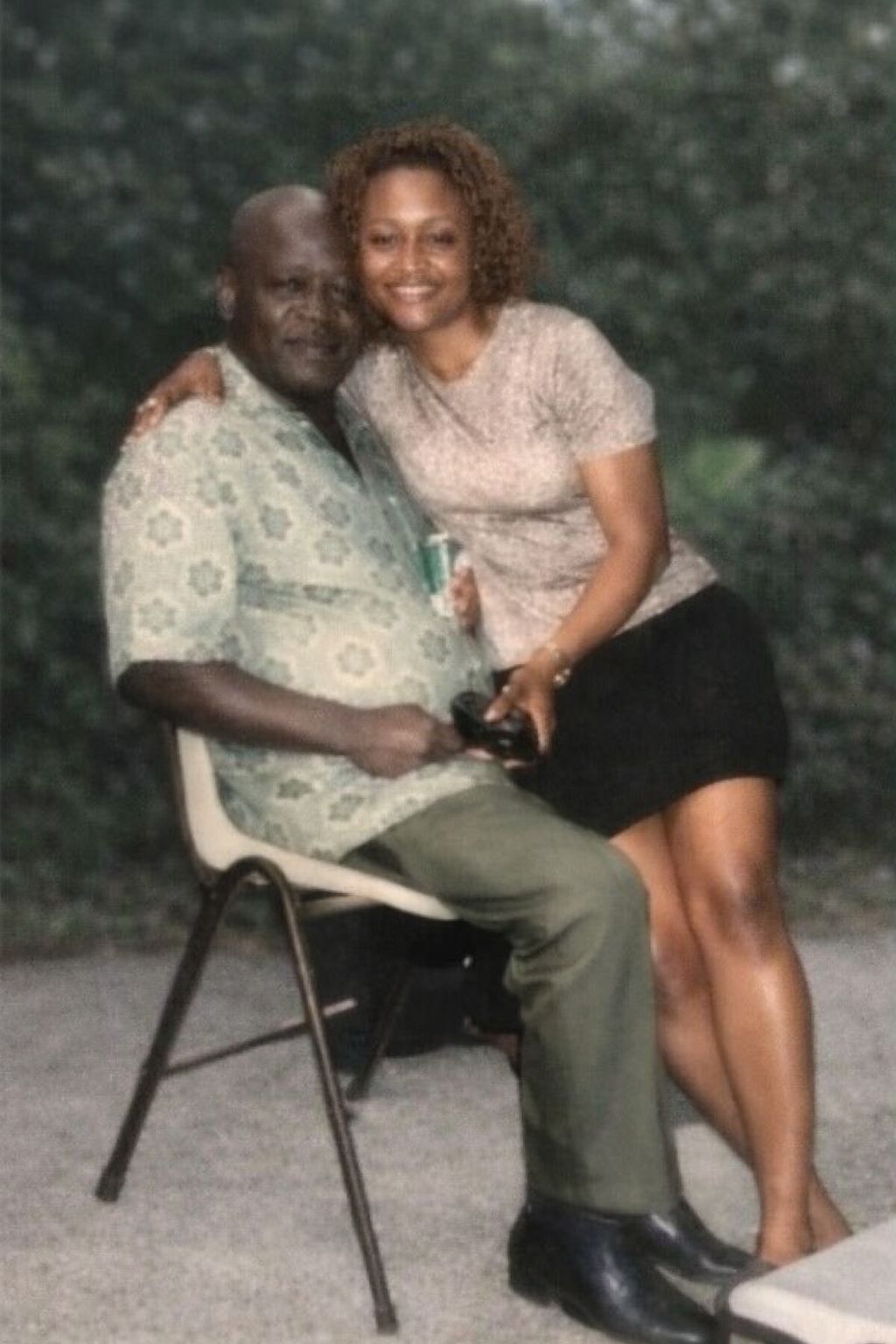 Tina Davies and her father, Joseph Davies, who died from prostate cancer in 2011