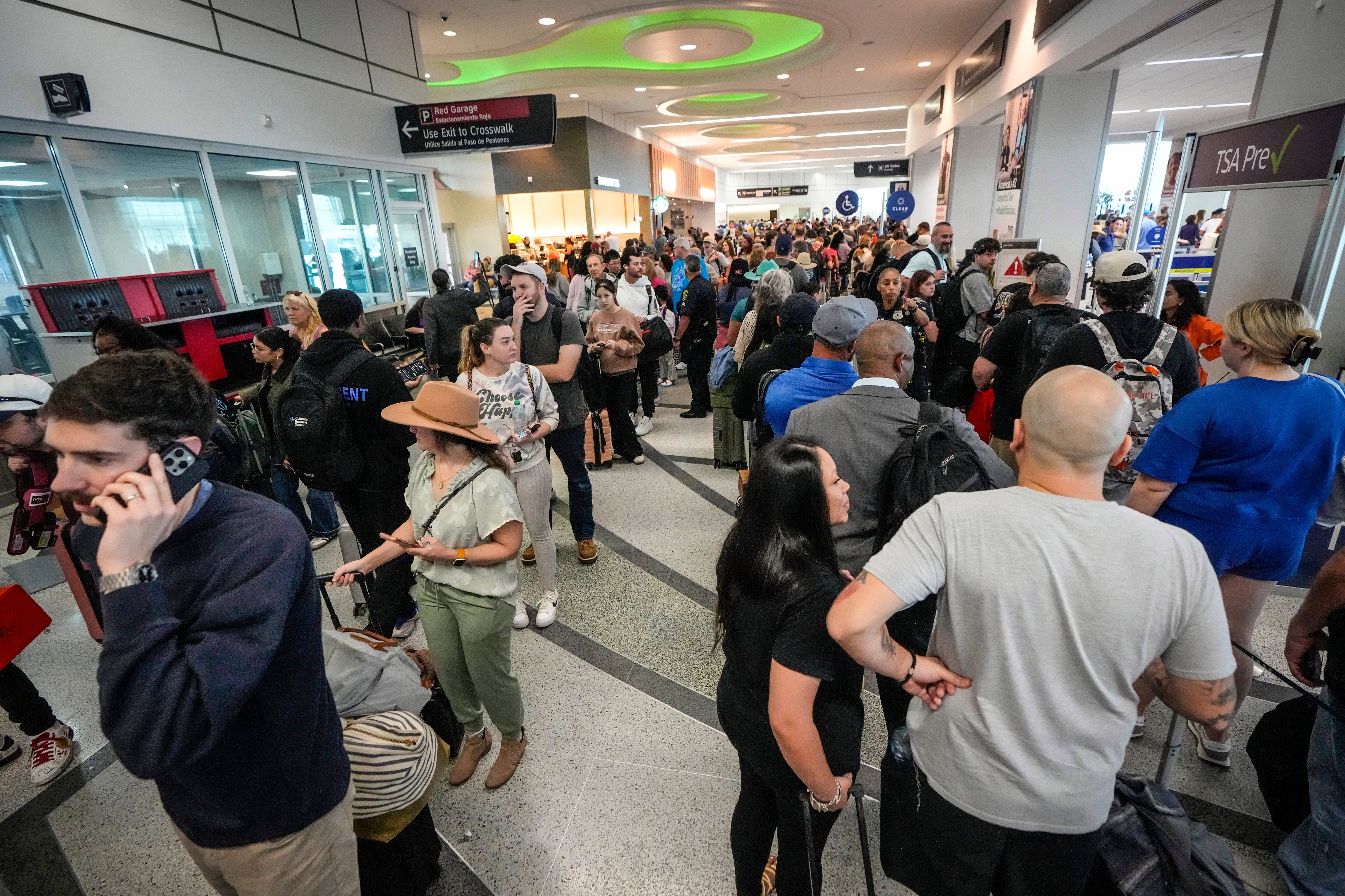 Funding has run out to pay Transportation Security Administration officers, some of whom have stopped showing up for work across some of the busiest airports in the U.S., causing long delays