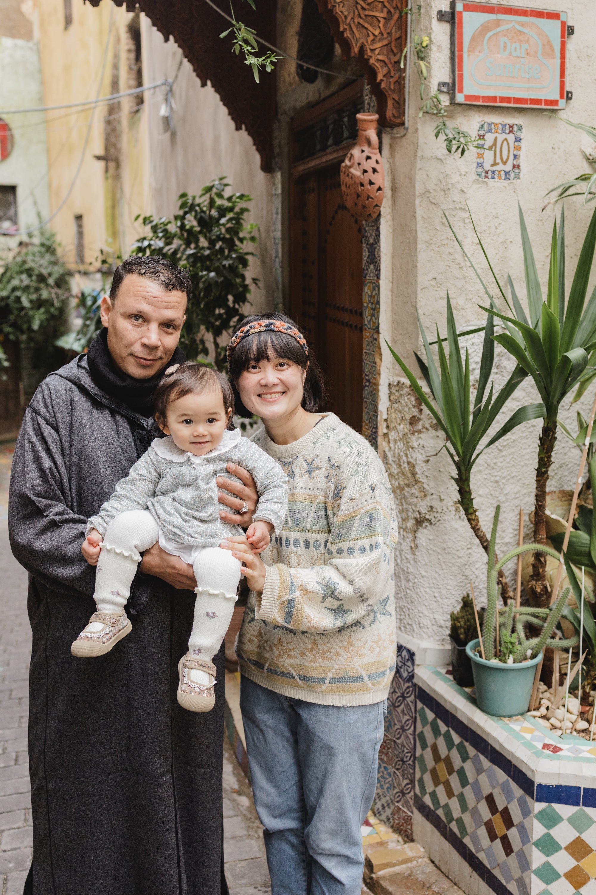 Mohammed and Jessica who run a local cookery and shopping experience.
