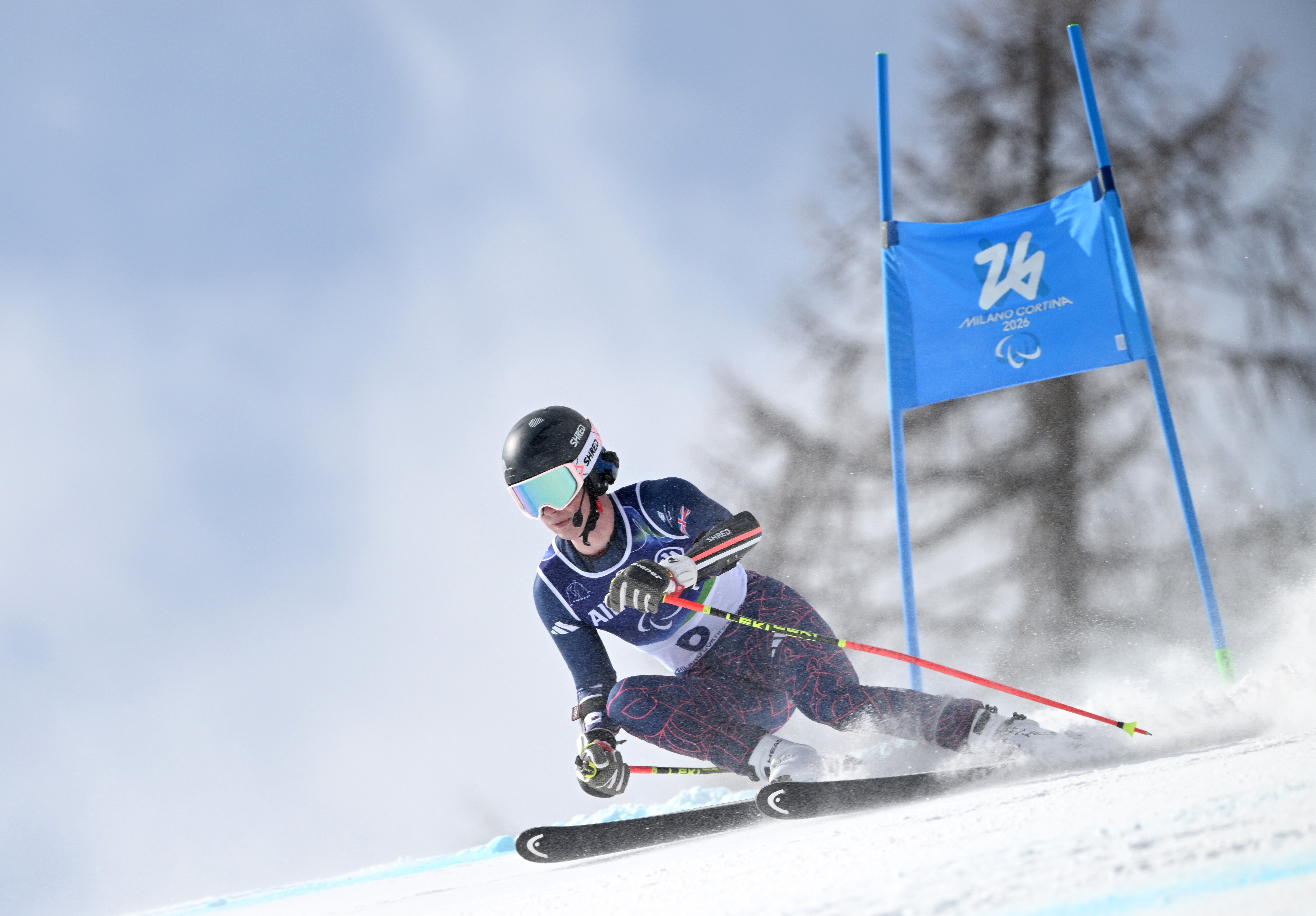 Neil Simpson came fourth in a second para alpine skiing event of the Games