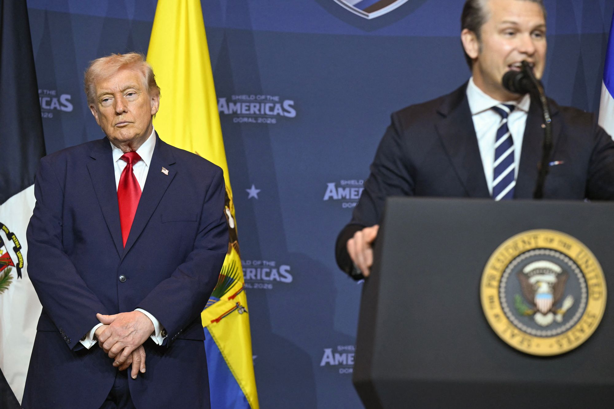 Hegseth has presided over a major Signal group chat security breach, faced scrutiny over deadly missile strikes against alleged drug vessels in the Caribbean, and is now overseeing Trump’s war in Iran