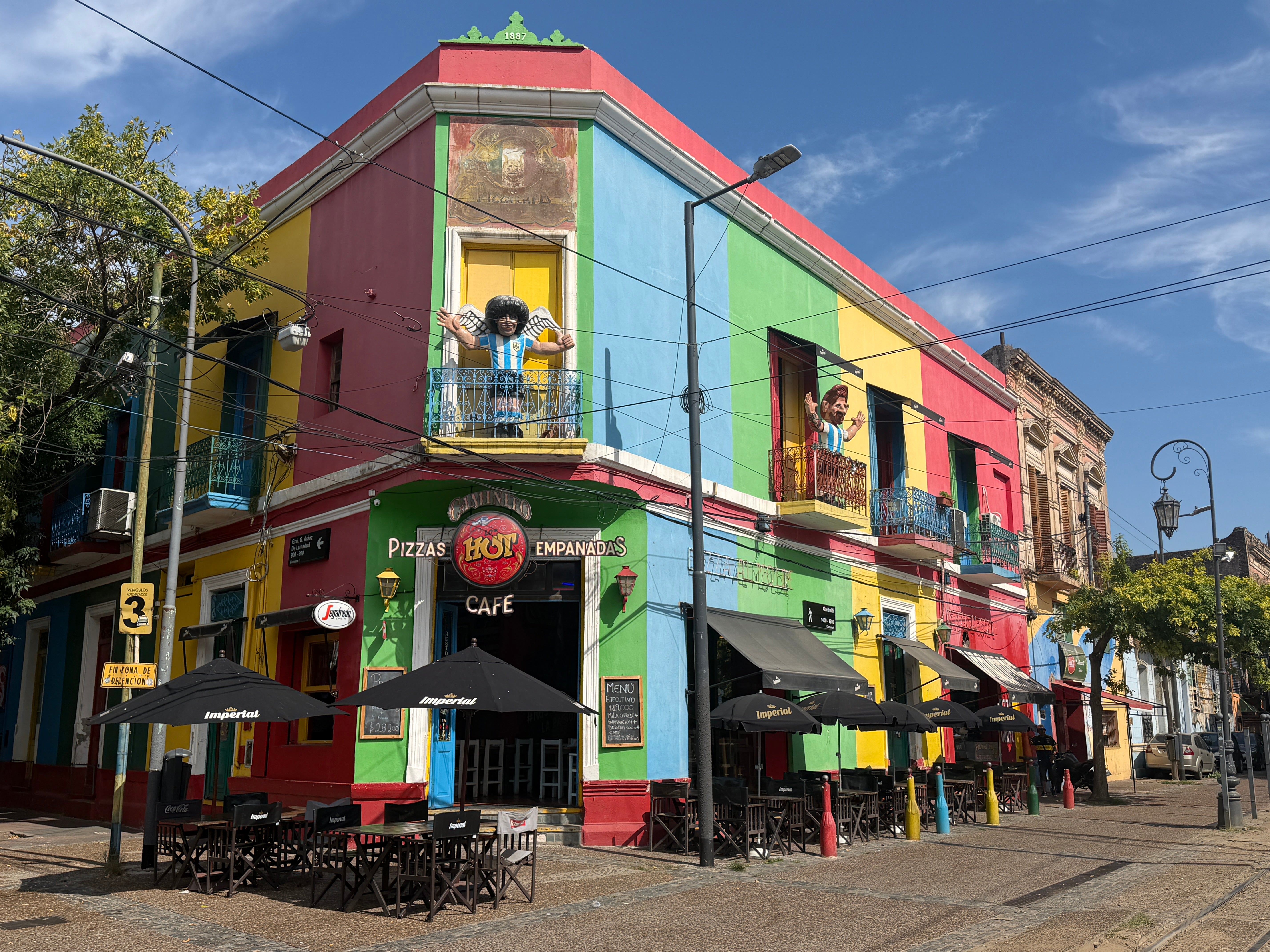 Safe haven? A street corner in La Boca, Buenos Aires