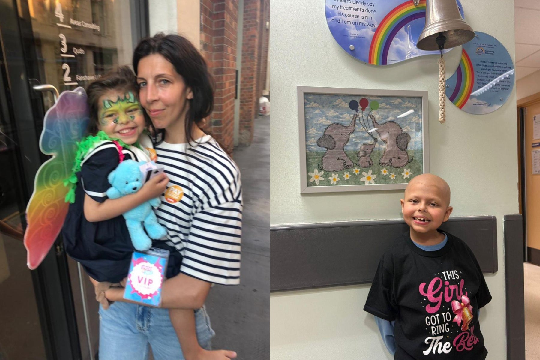 The mum of a girl who fought kidney failure aged two before having a kidney transplant and receiving a bowel cancer diagnosis said she has 