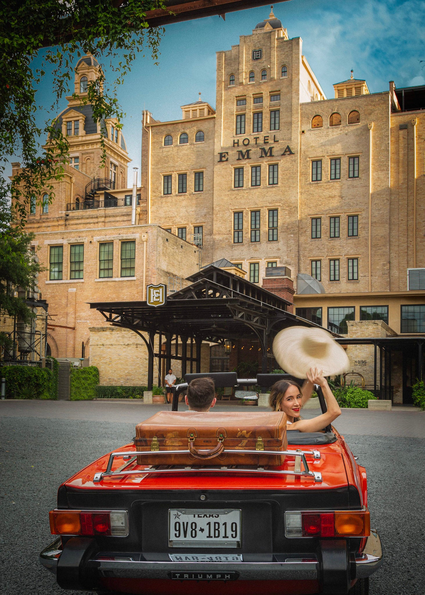 I stayed in a restored 19th-century brewery in San Antonio, Texas