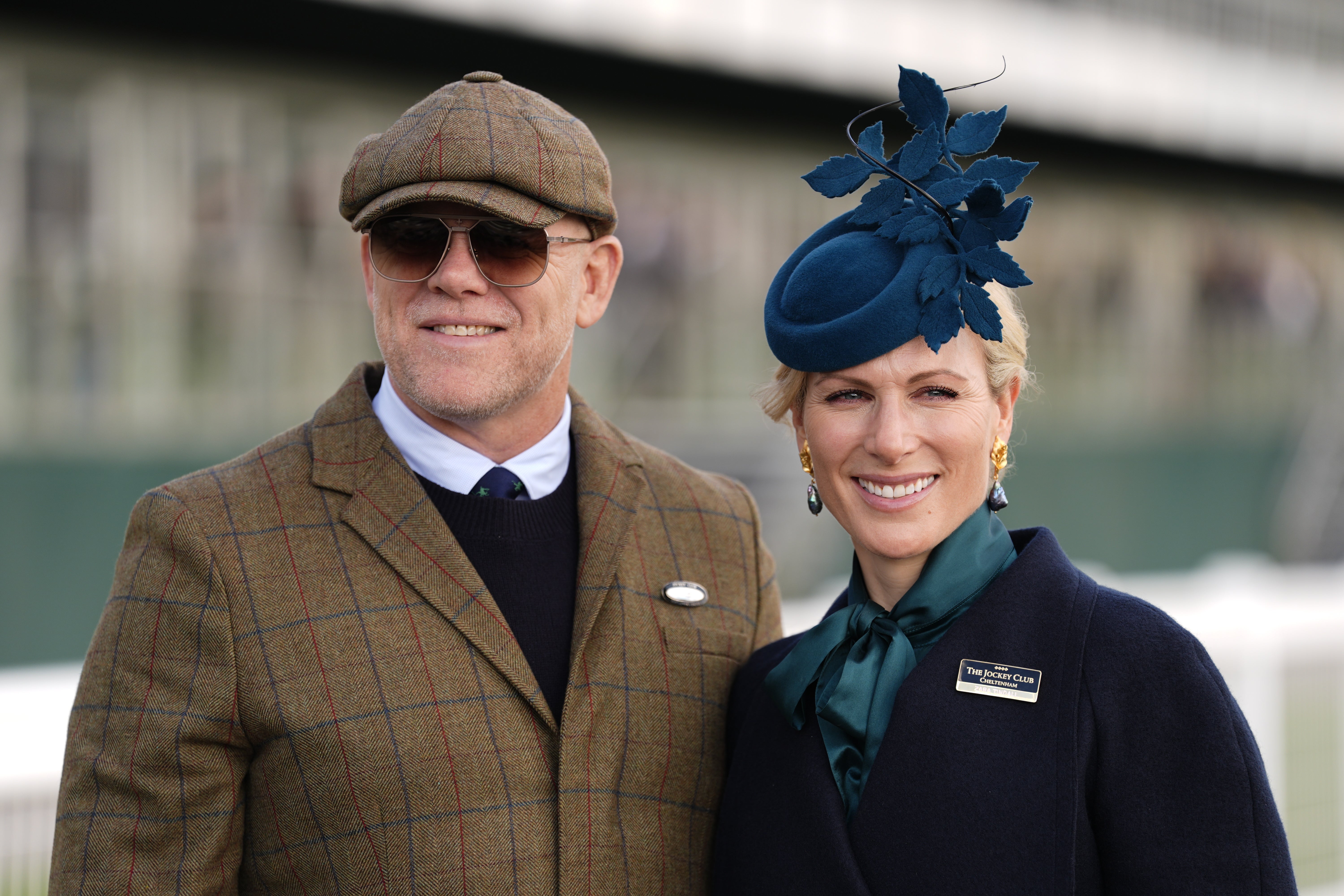 Mike Tindall with his wife Zara (PA)