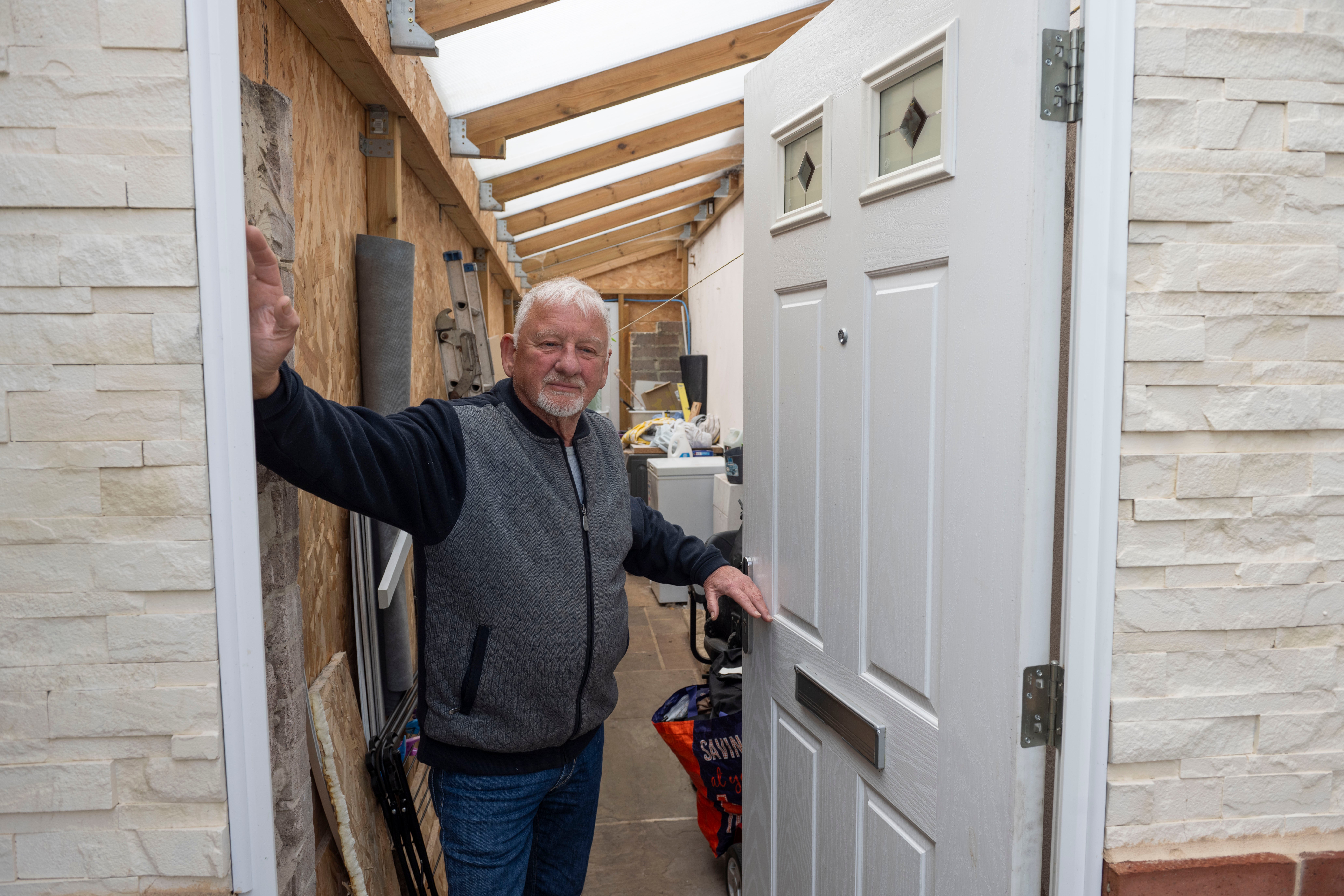 Ross Drysdale built this extension so his wife could groom their dogs at the shelter