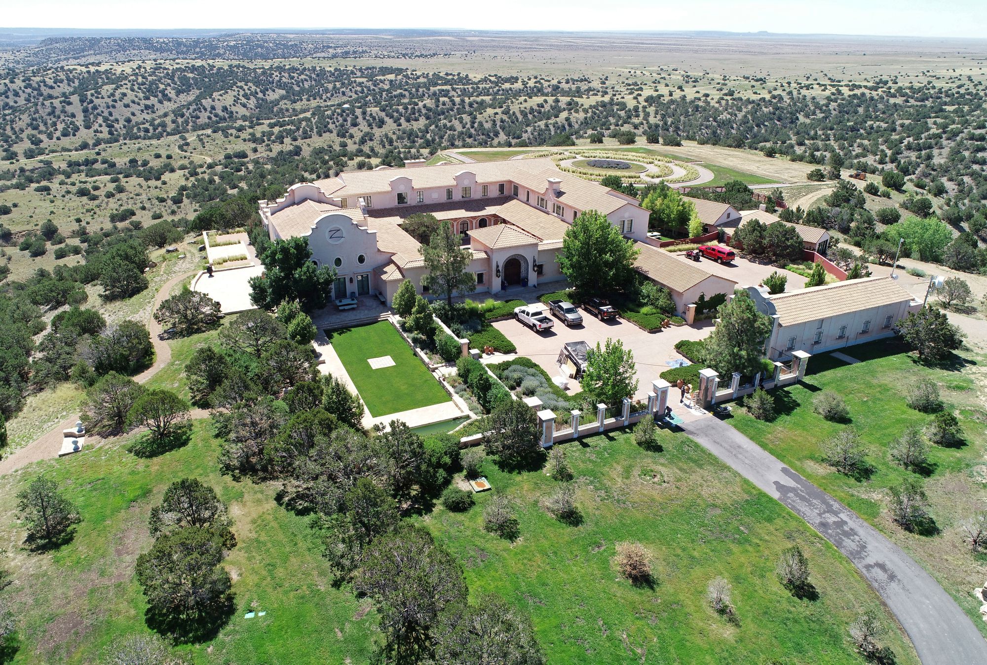 Epstein’s former ranch in Santa Fe County, New Mexico, where a new investigation has commenced in light of revelations contained in the DOJ’s files