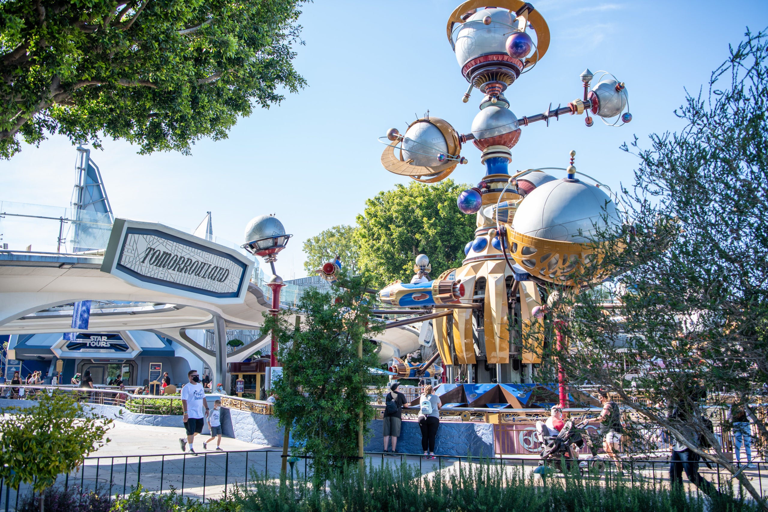 The incident happened in a backstage area near the Star Tours attraction in the theme park’s Tomorrowland