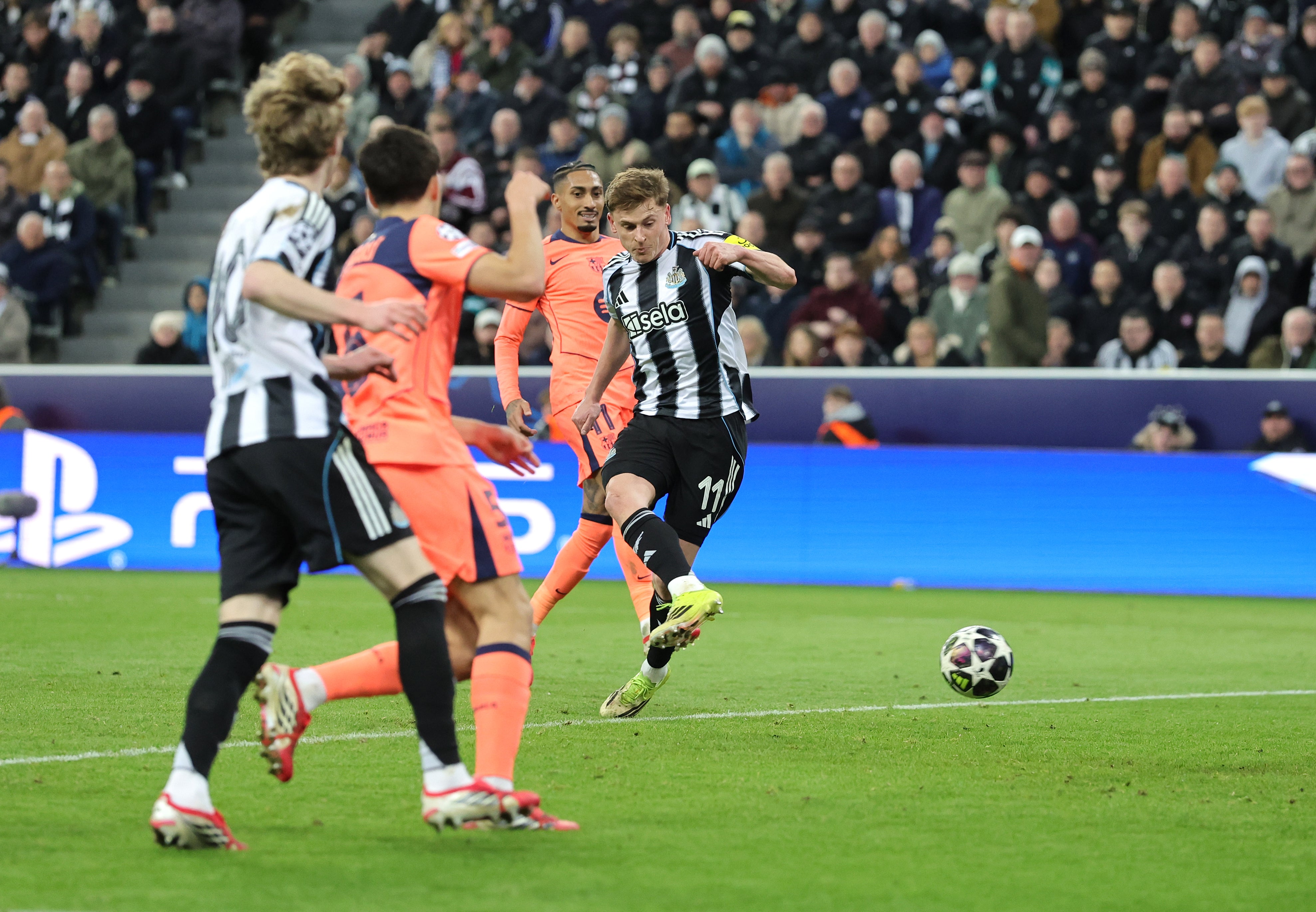 Harvey Barnes thought he had given Newcastle a memorable win