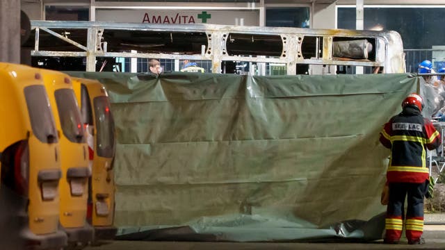 Switzerland Fire Postal Bus