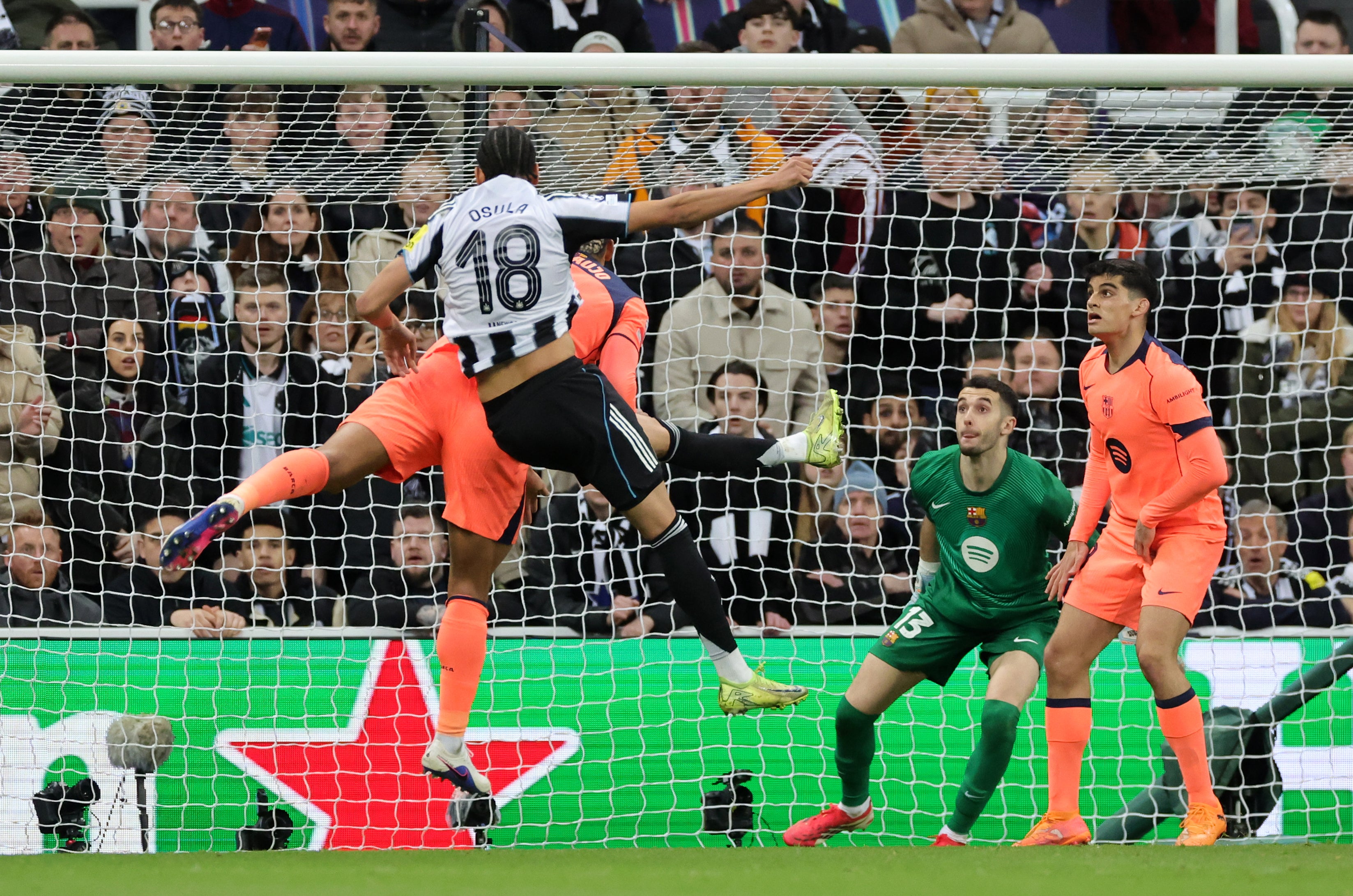 Howe tinkered with his starting line-up, with Will Osula up front