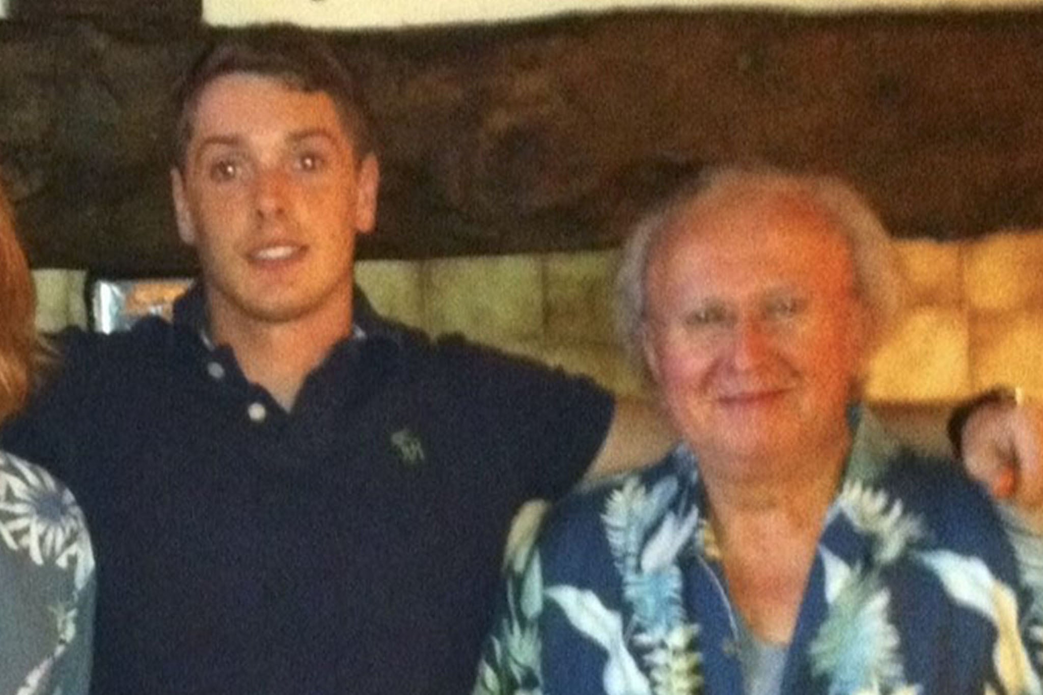 Lonan O’Herlihy with Hugh Taylor