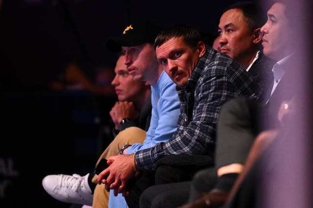 <p>Oleksandr Usyk in Liverpool in September 2025</p>