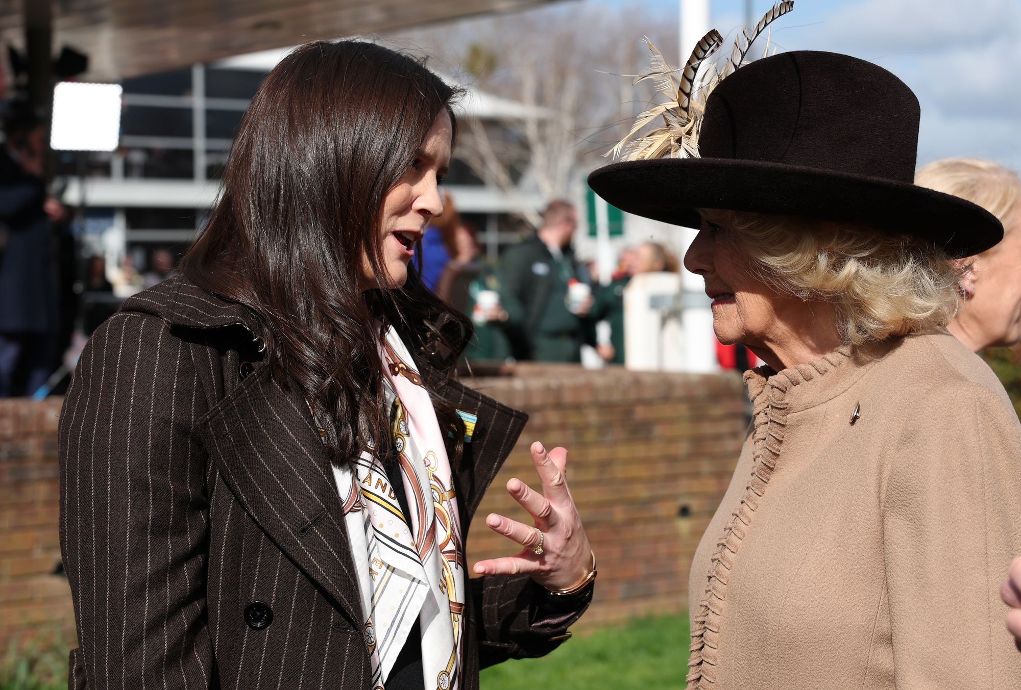 Queen Camilla spoke to Rachael Blackmore