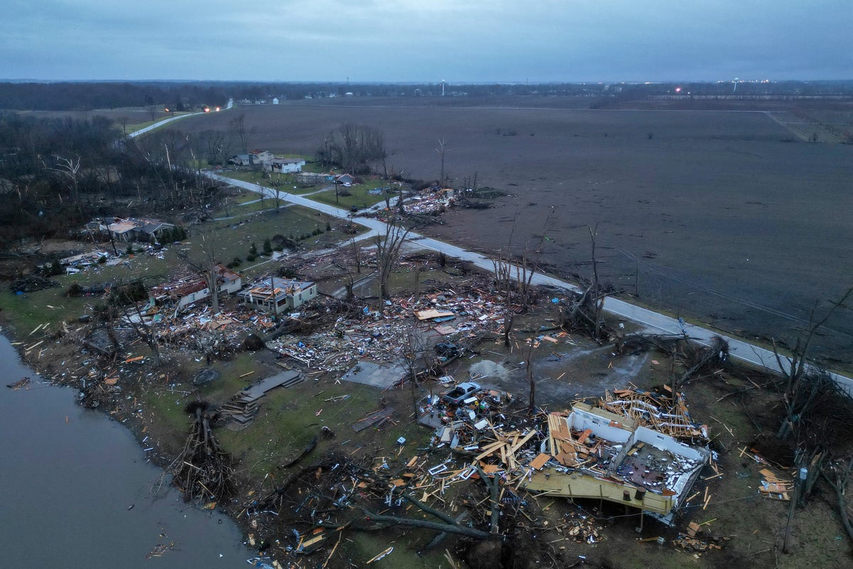 Two dead as tornadoes leave trail of destruction across multiple states ...