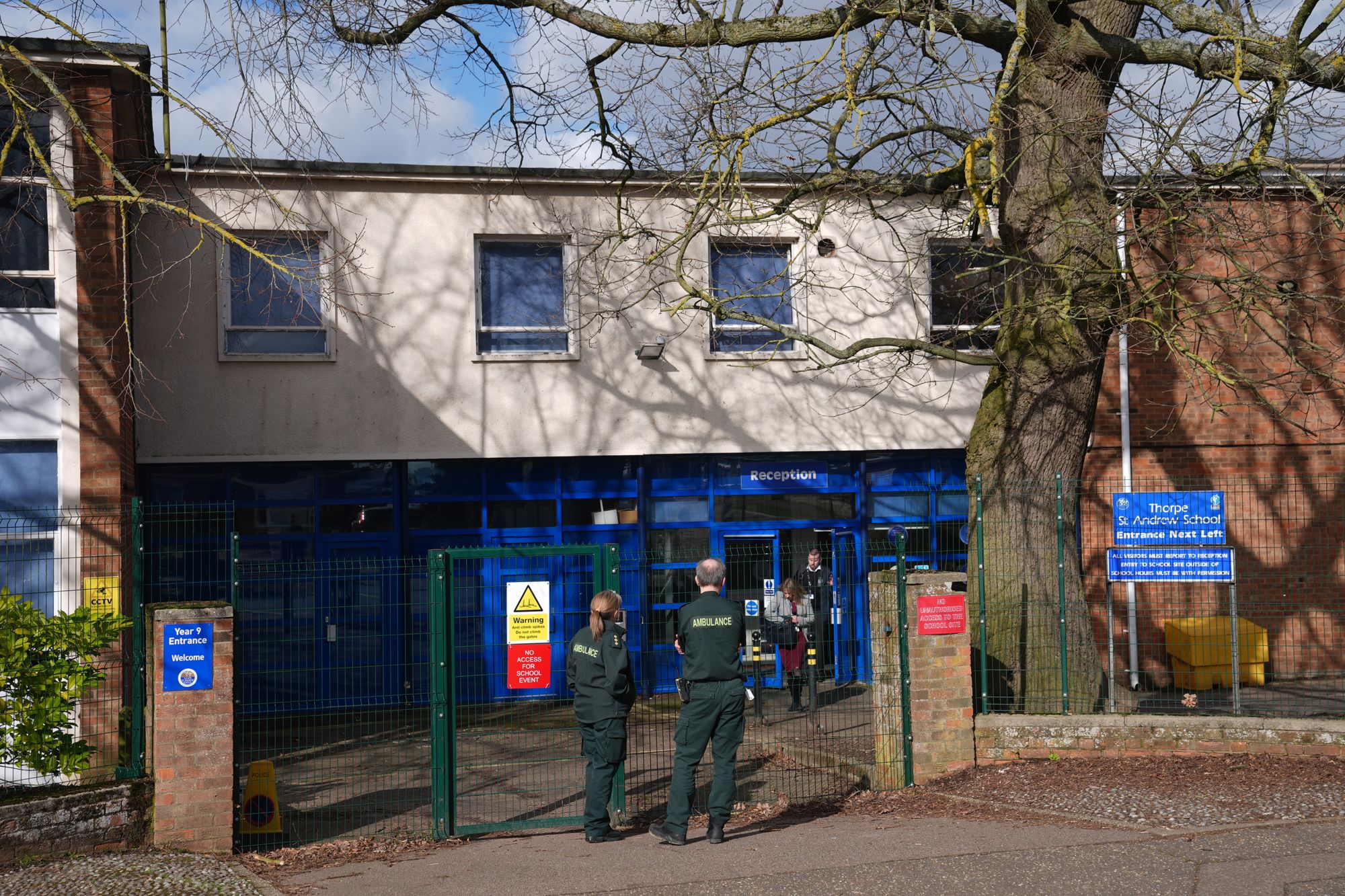 The defendant went to Thorpe St Andrew School in Norfolk ‘not to learn but to kill, taking with him a kitchen knife’