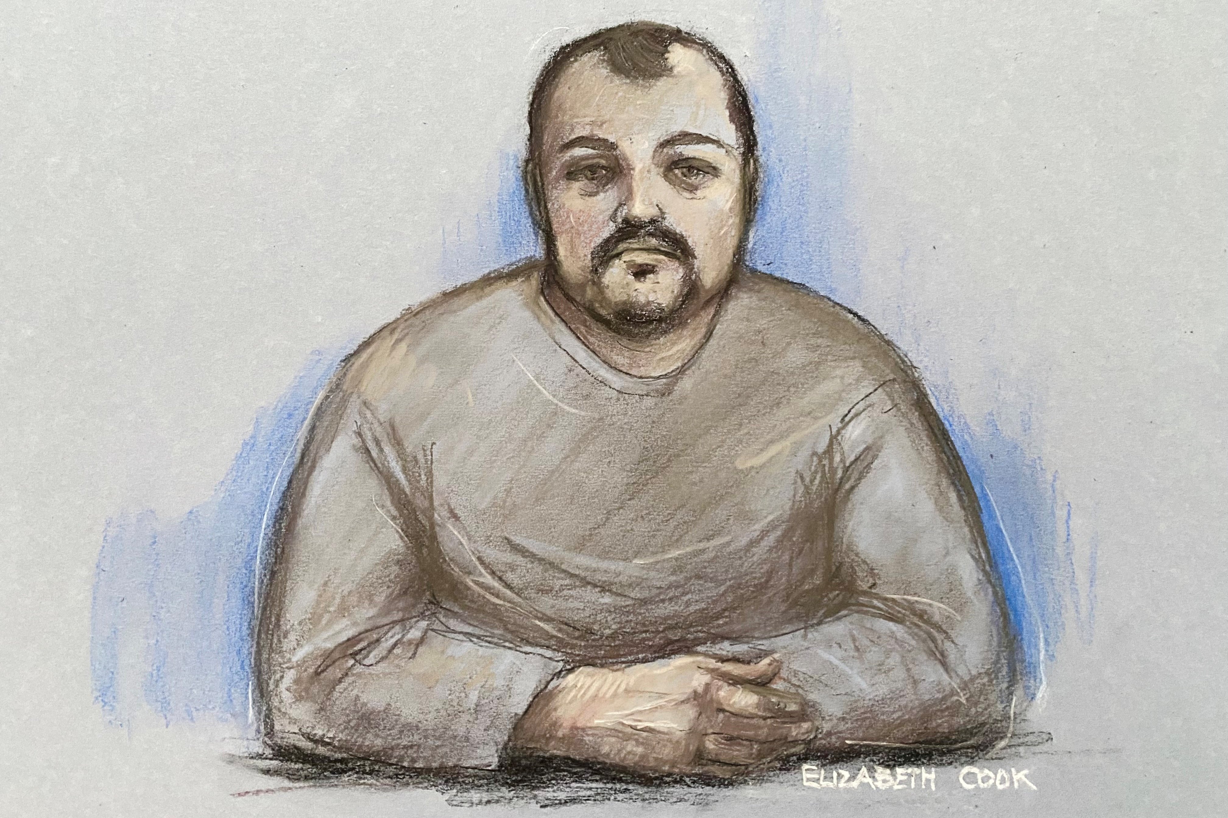 Anthony Russell, 43, has been charged with murdering Huntley at the maximum security jail (PA)