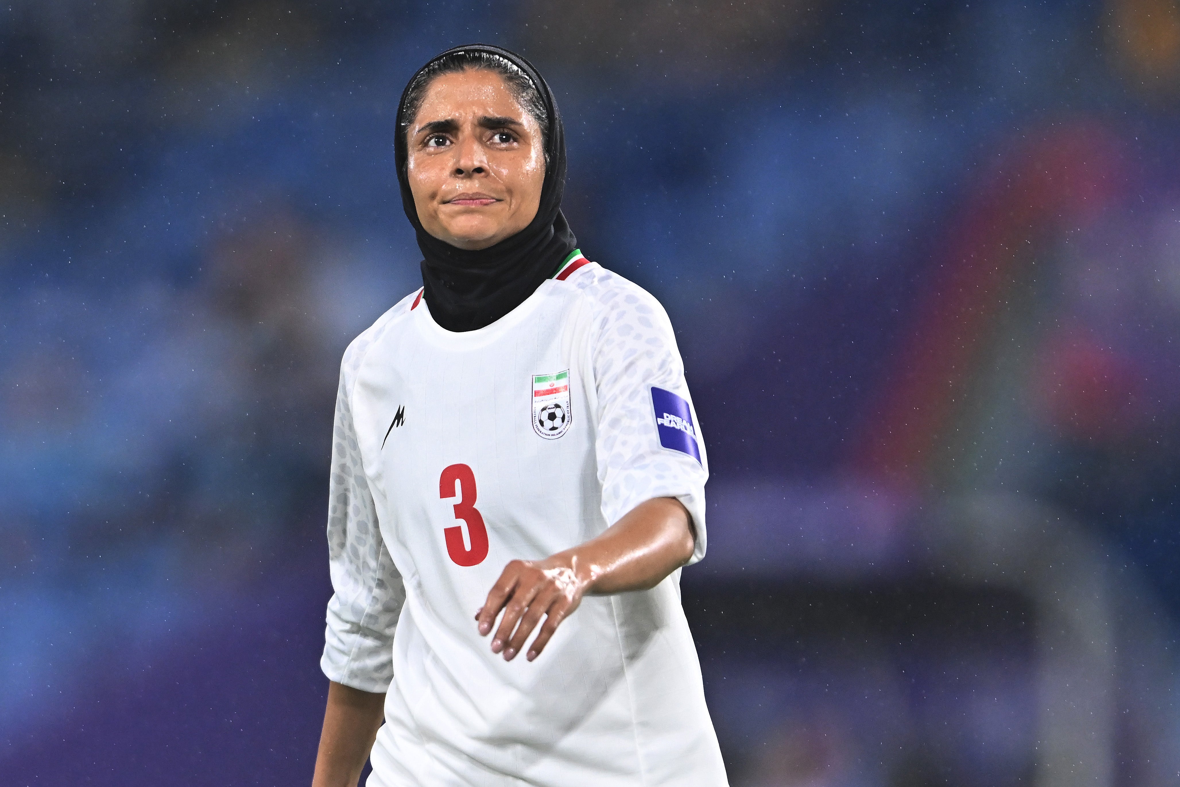Atefeh Ramezanizadeh during the Islamic Republic of Iran v Australia - AFC Women's Asian Cup Australia 2026