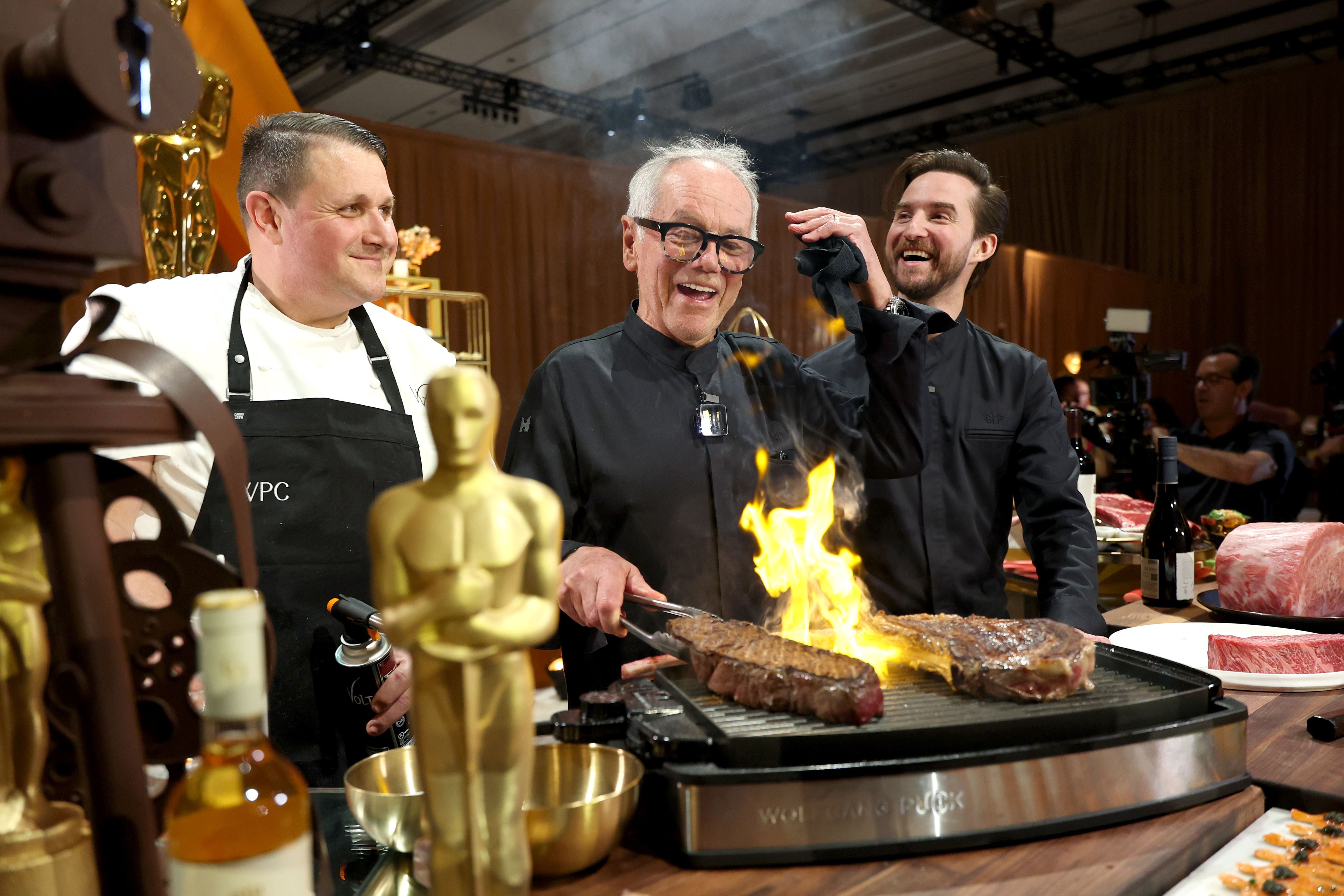 Wolfgang Puck and his team have now provided food for the post-Oscars party for 32 years