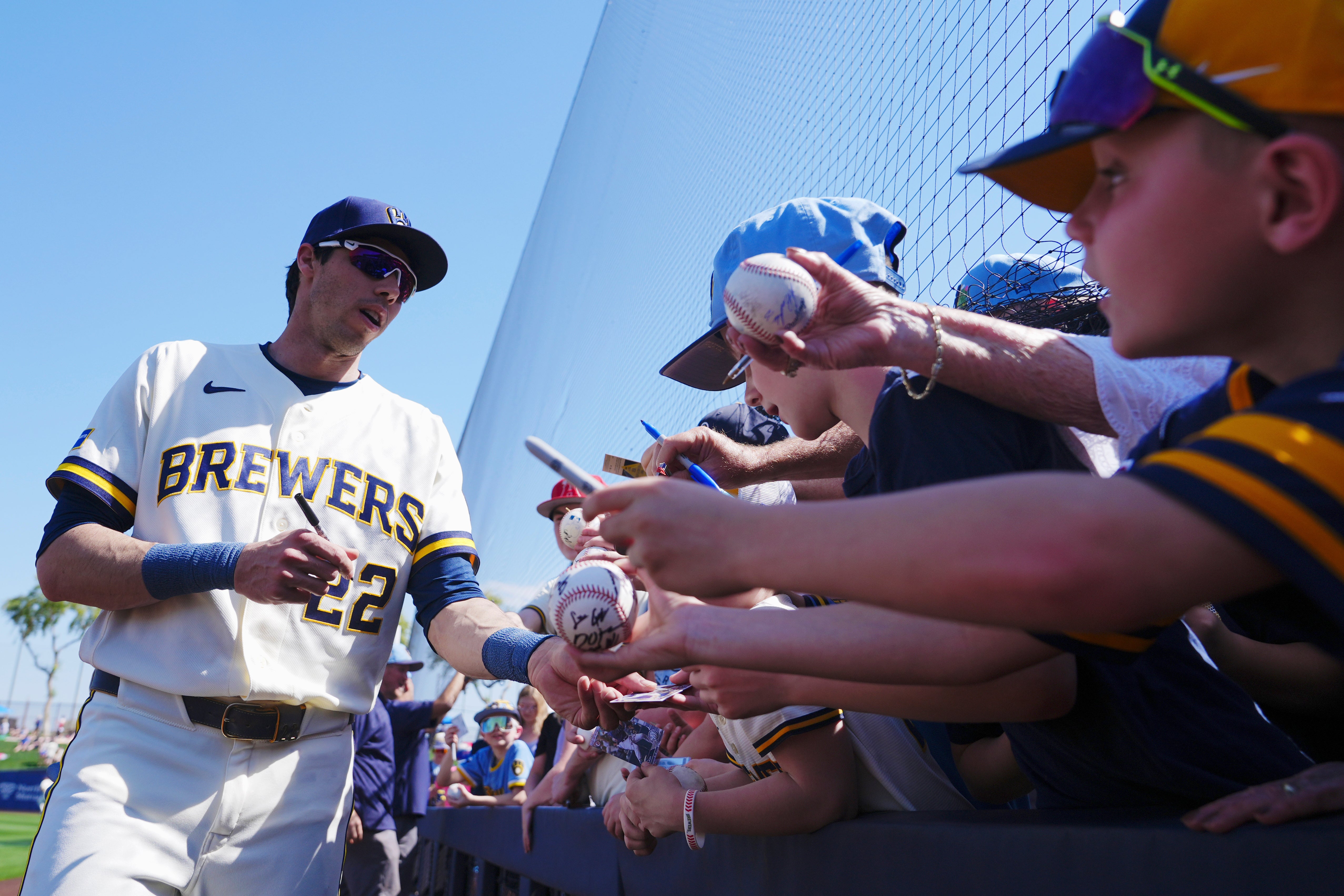 Dodgers Brewers Spring Baseball