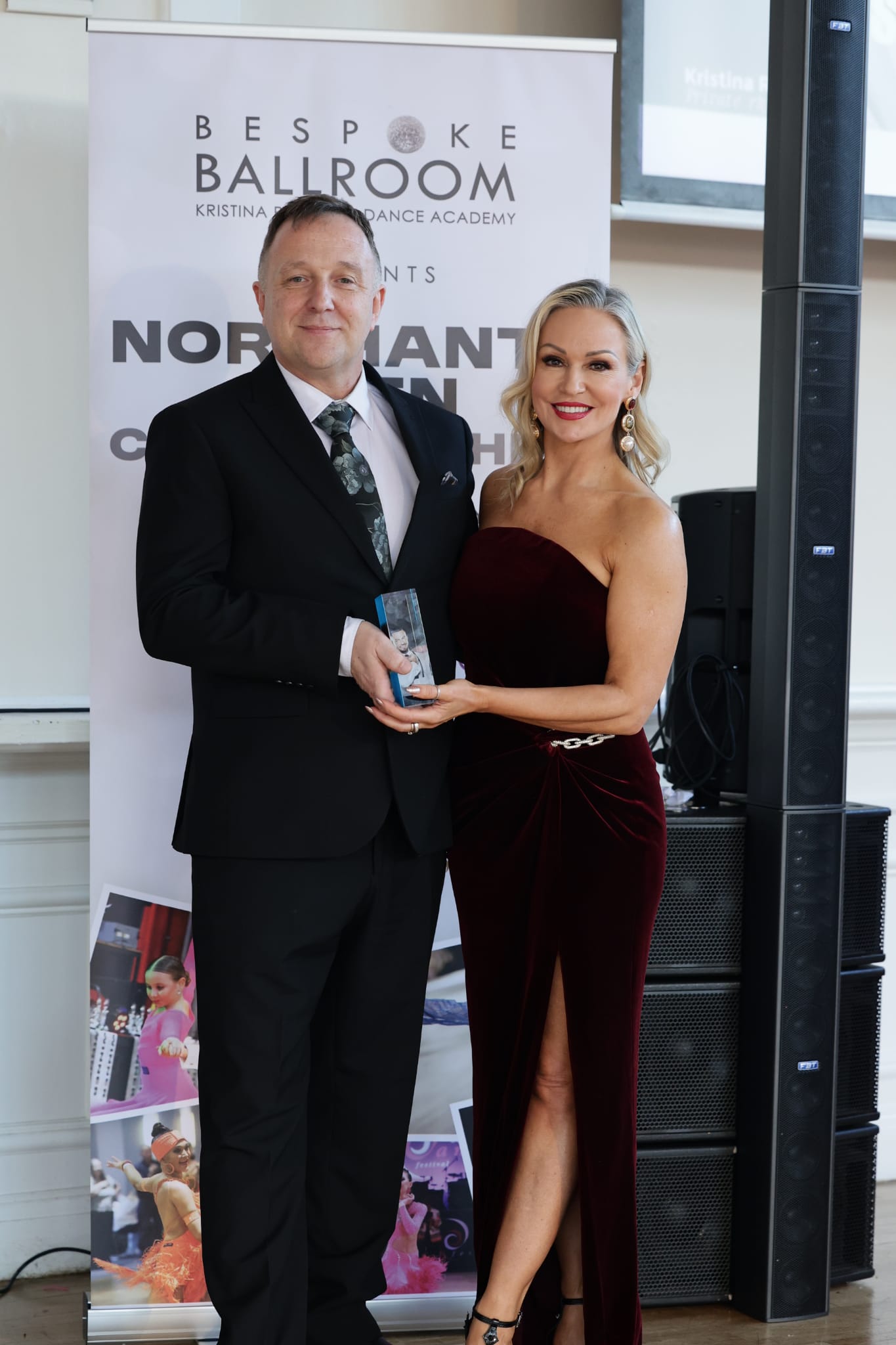 Kristina Rihanoff consegna il primo Robin Windsor Contribution to Dance Award