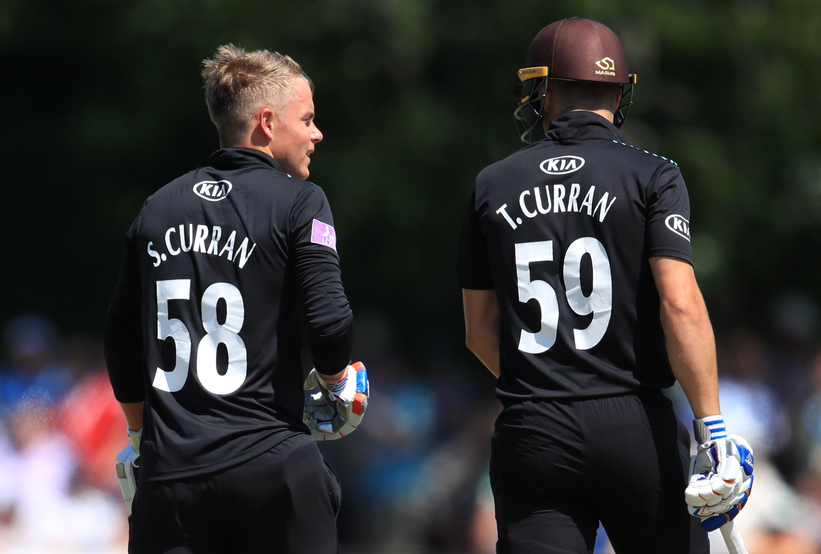 Surrey’s Curran brothers will reunite at the Oval (Mike Egerton/PA)
