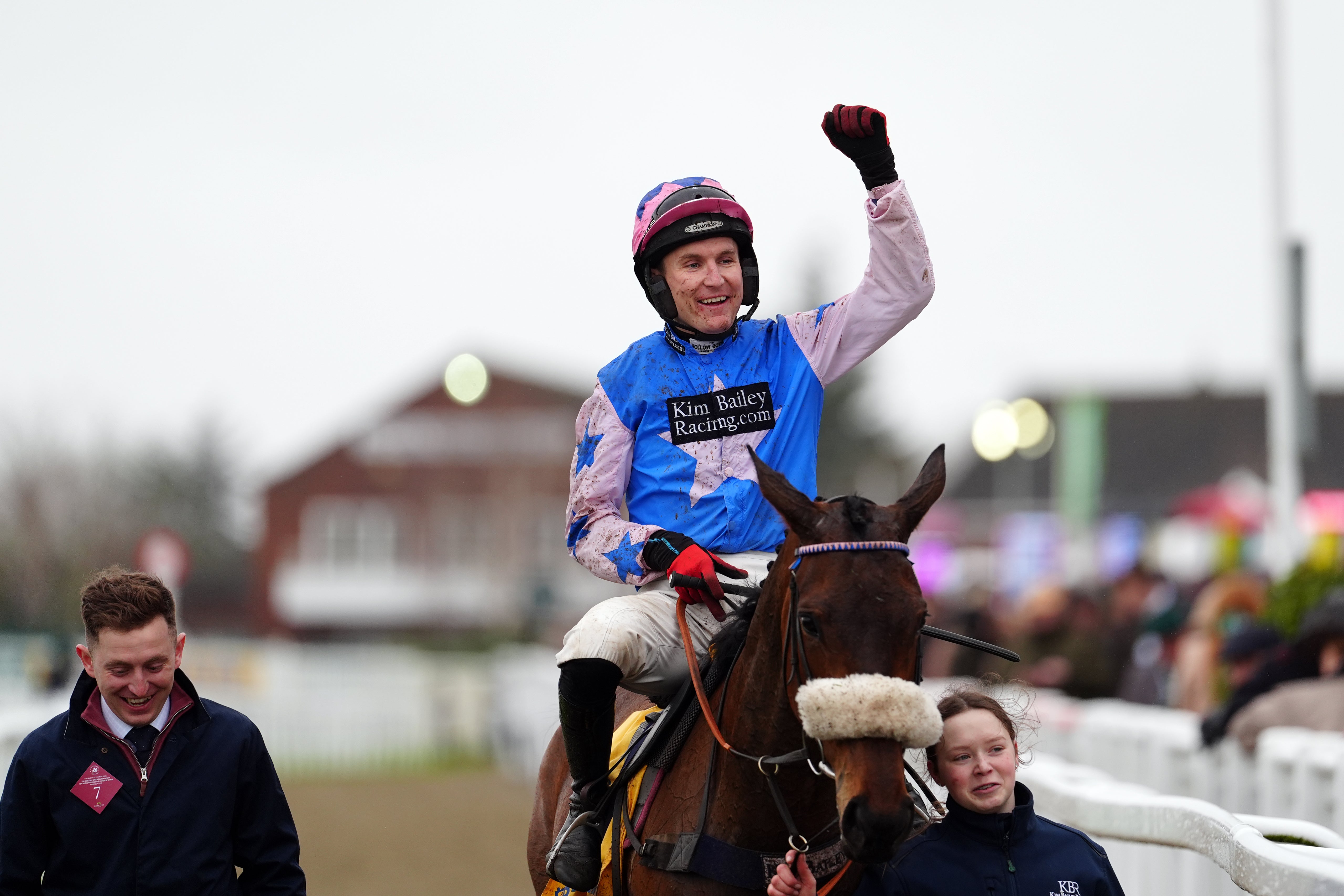 31-year-old jockey Tom Bellamy won his first race at the Cheltenham Festival
