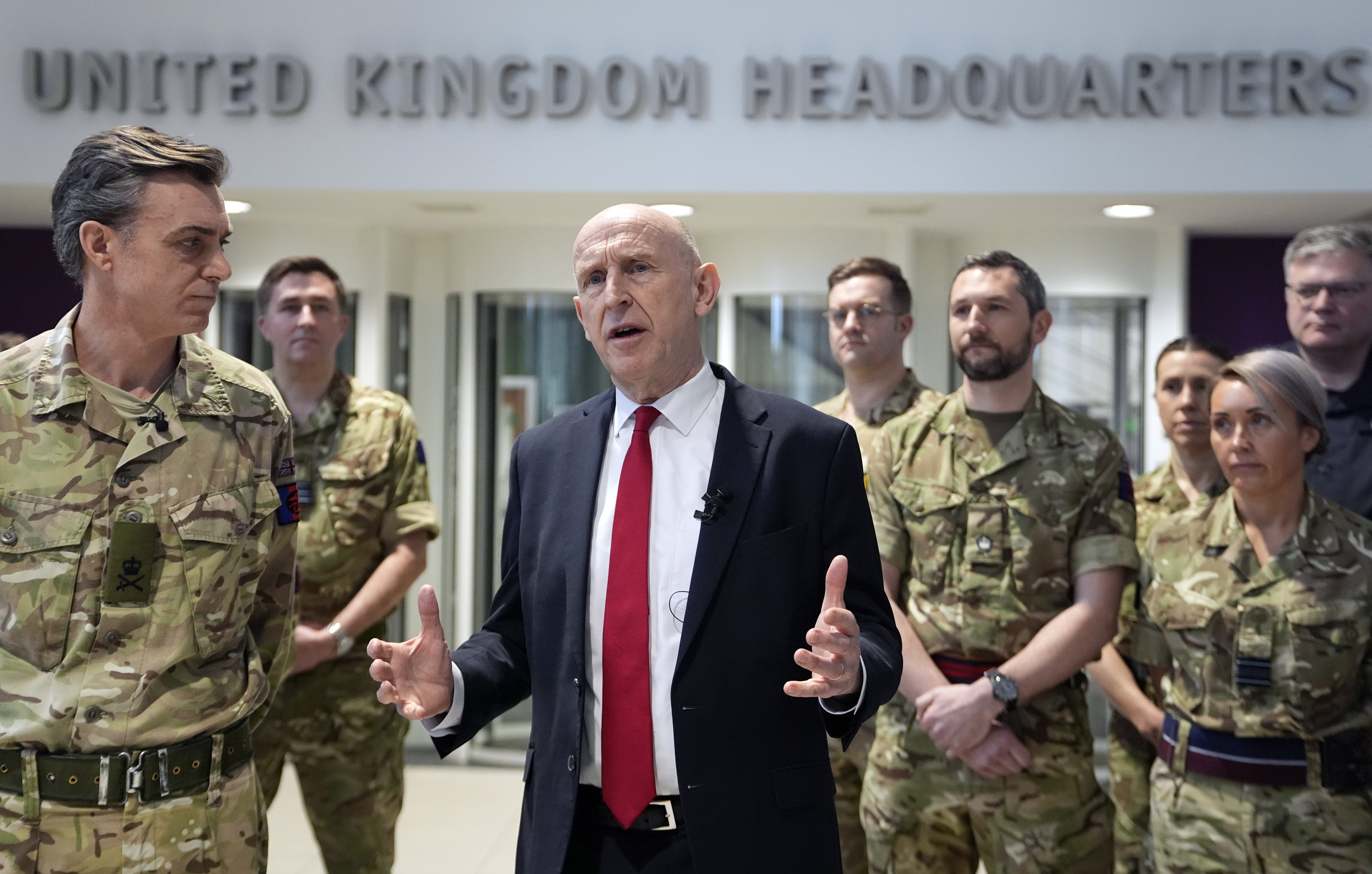 Defense Secretary John Healey, armed forces 